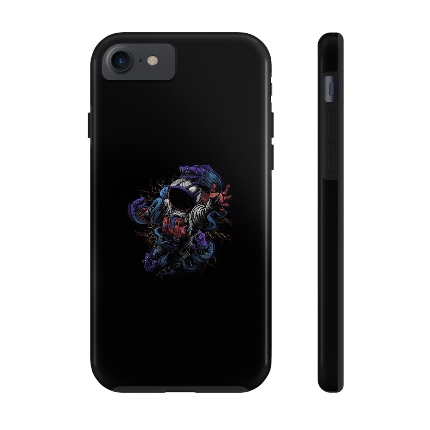 BLACK - Tough Phone Case