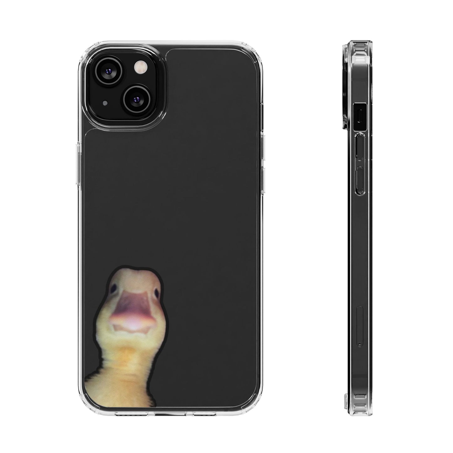 STRAIGHT Duck - Clear Phone Case