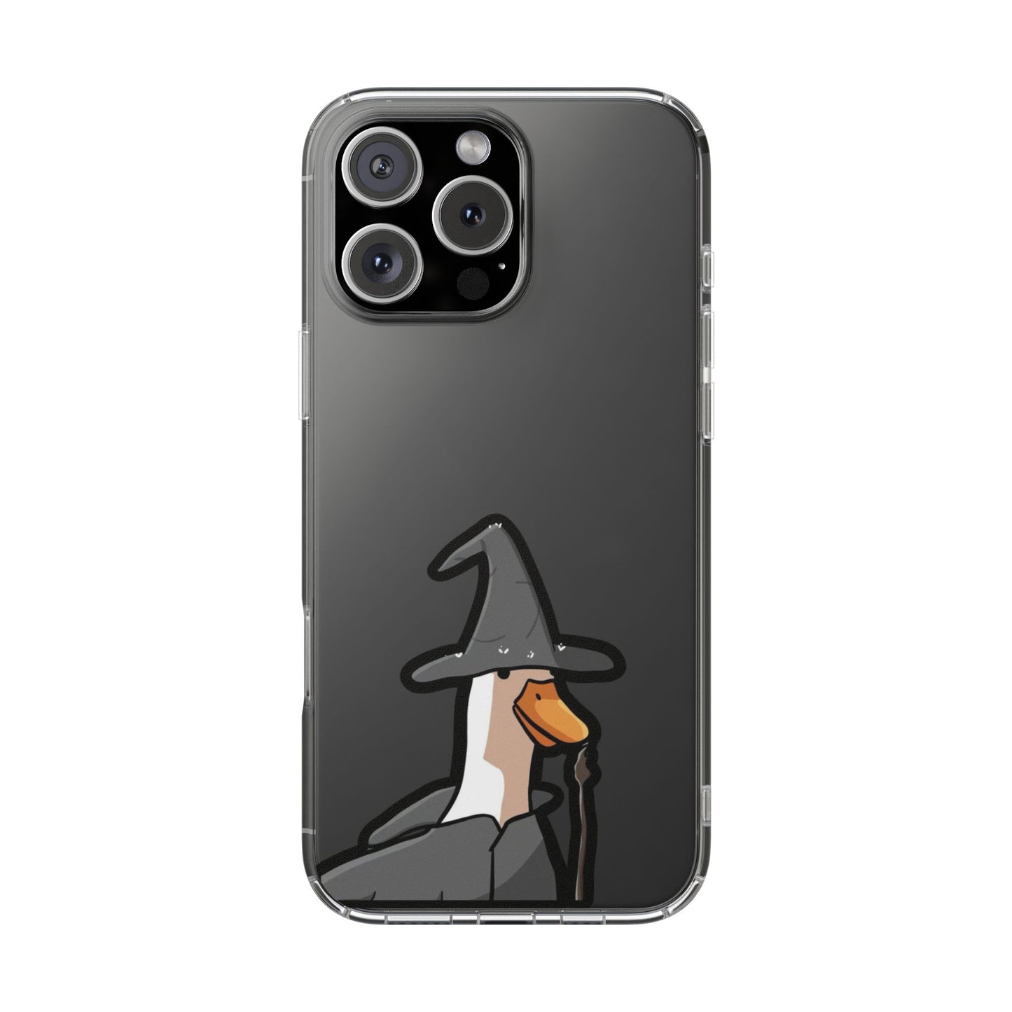 WIZARD Duck - Clear Phone Case