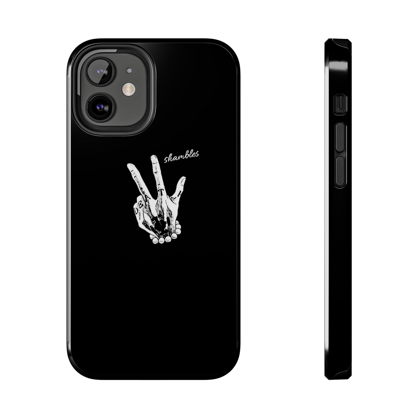 BLACK - Tough Phone Case