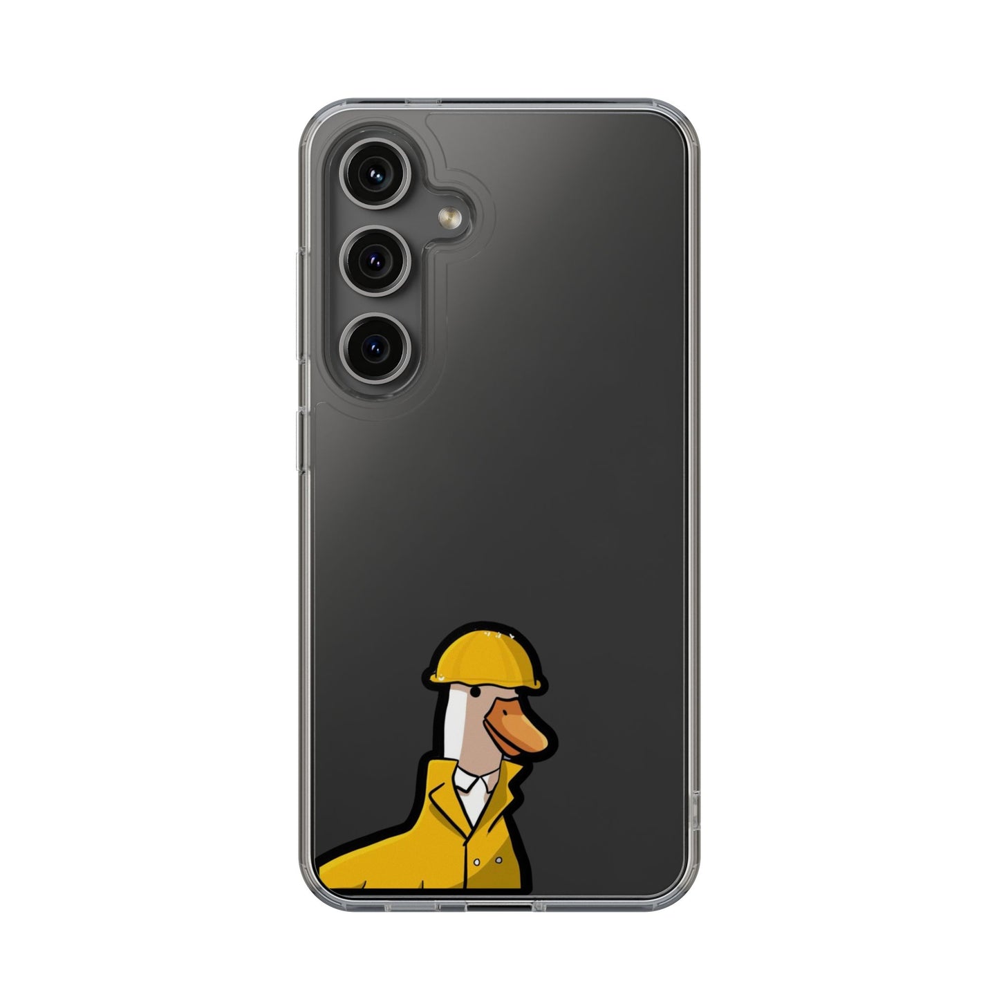 RAIN DUCK - Clear Phone Case