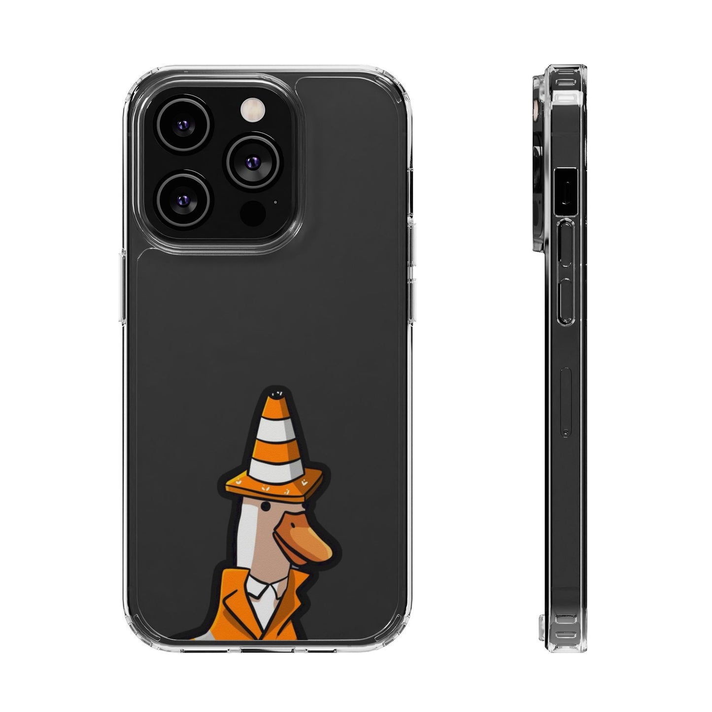 SAFE DUCK - Clear Phone Case