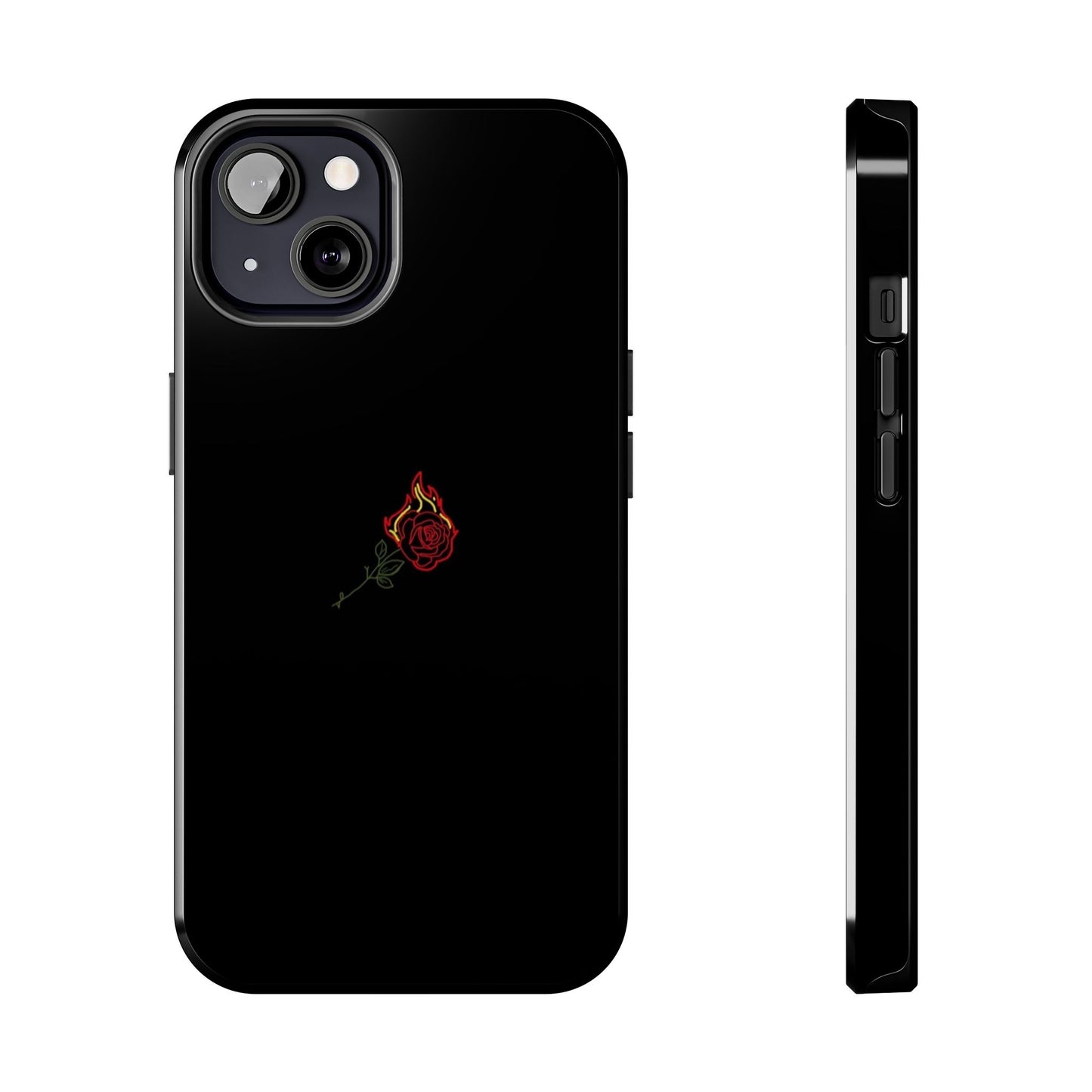 BLACK - Tough Phone Case
