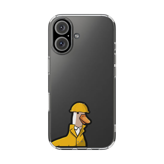 RAIN DUCK -  Clear Phone Case