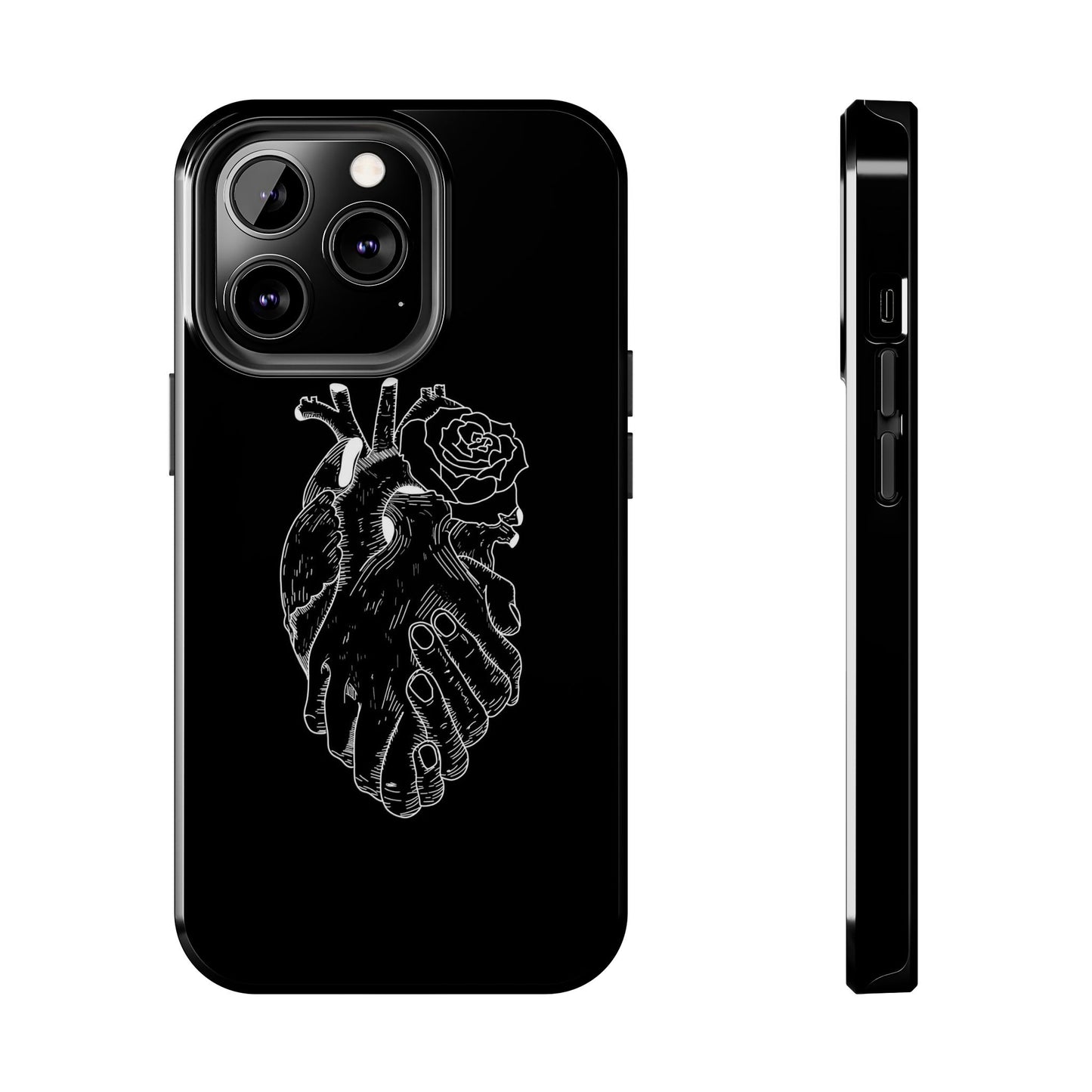 BLACK - Tough Phone Case