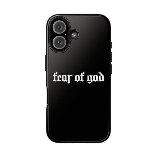 BLACK - Tough Phone Case