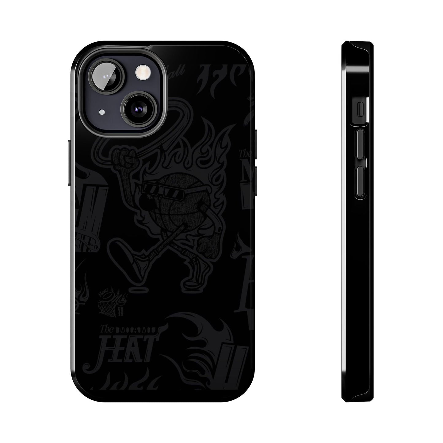 BLACK - Tough Phone Case
