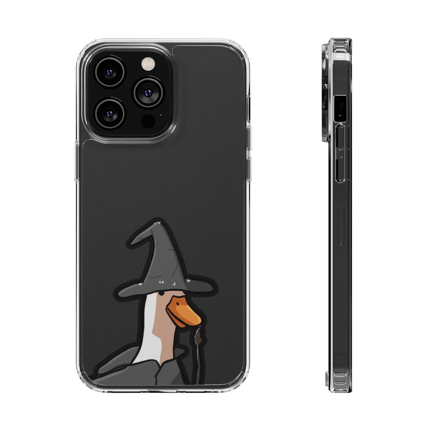 WIZARD Duck - Clear Phone Case