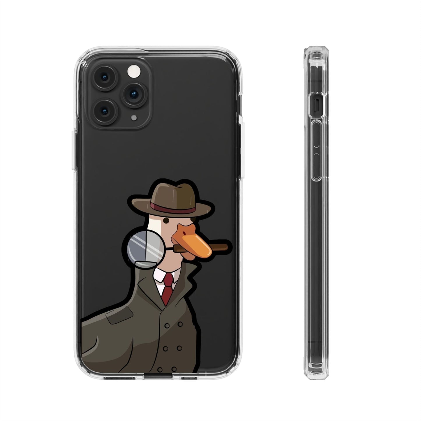 SPY Duck - Clear Phone Case