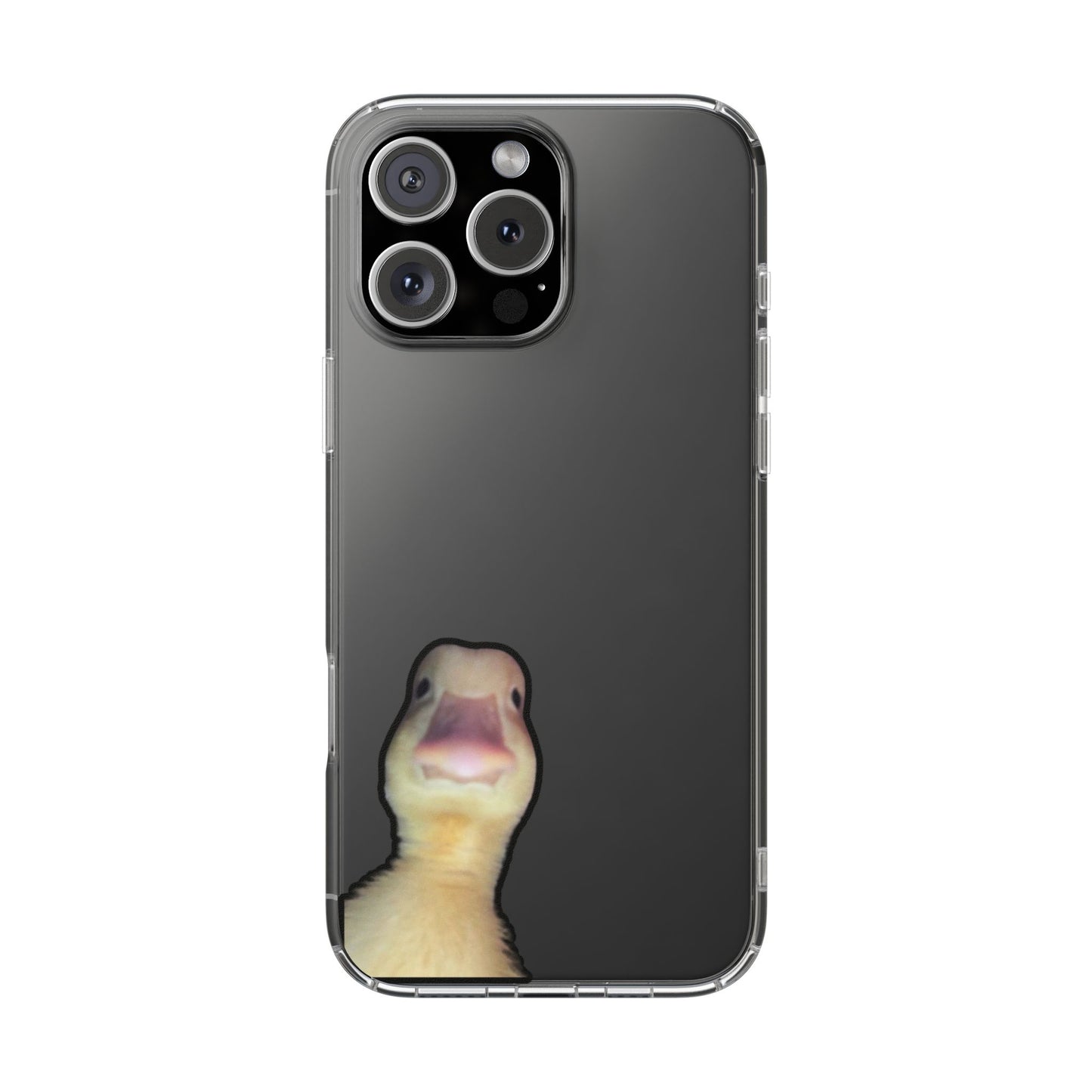 STRAIGHT Duck - Clear Phone Case