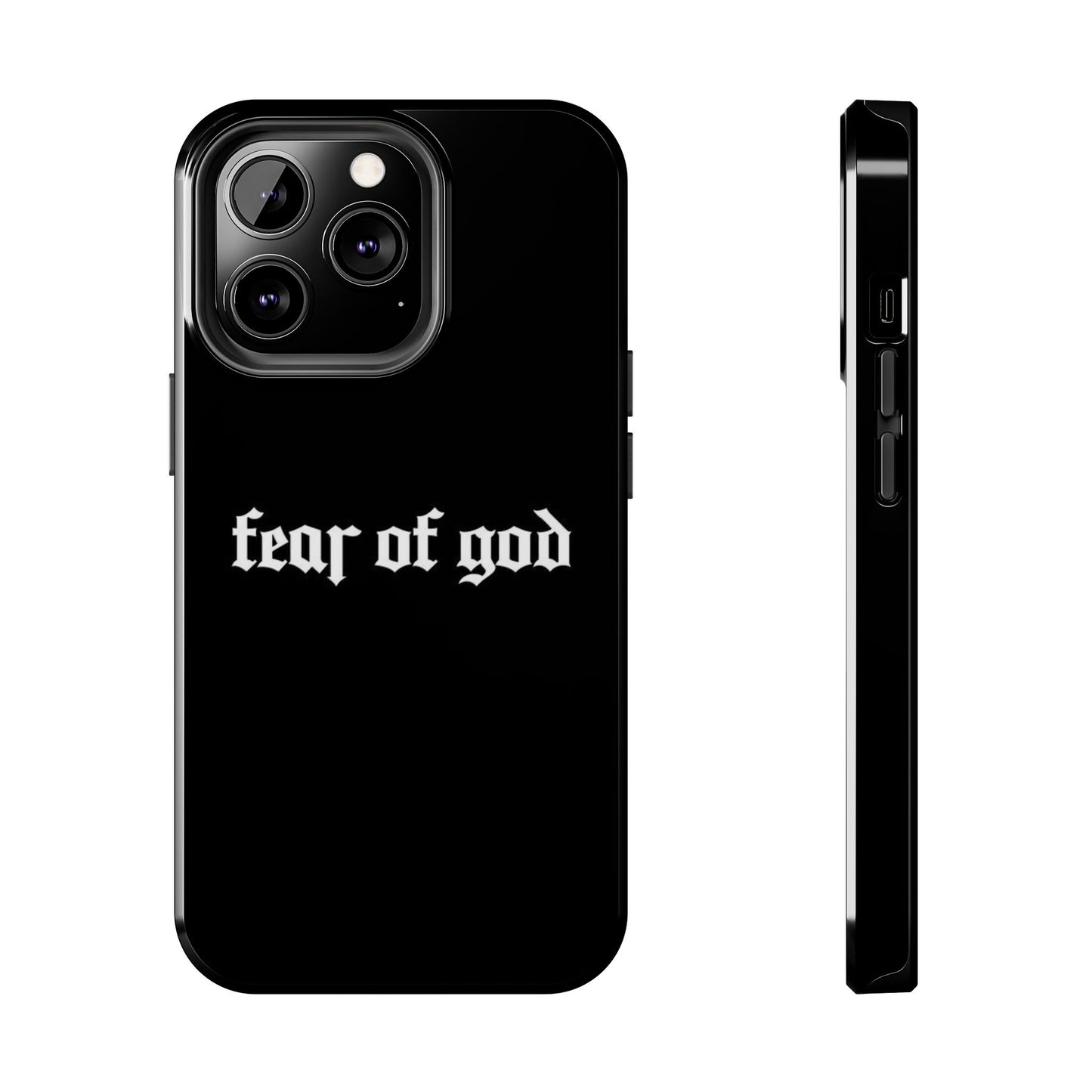 BLACK - Tough Phone Case