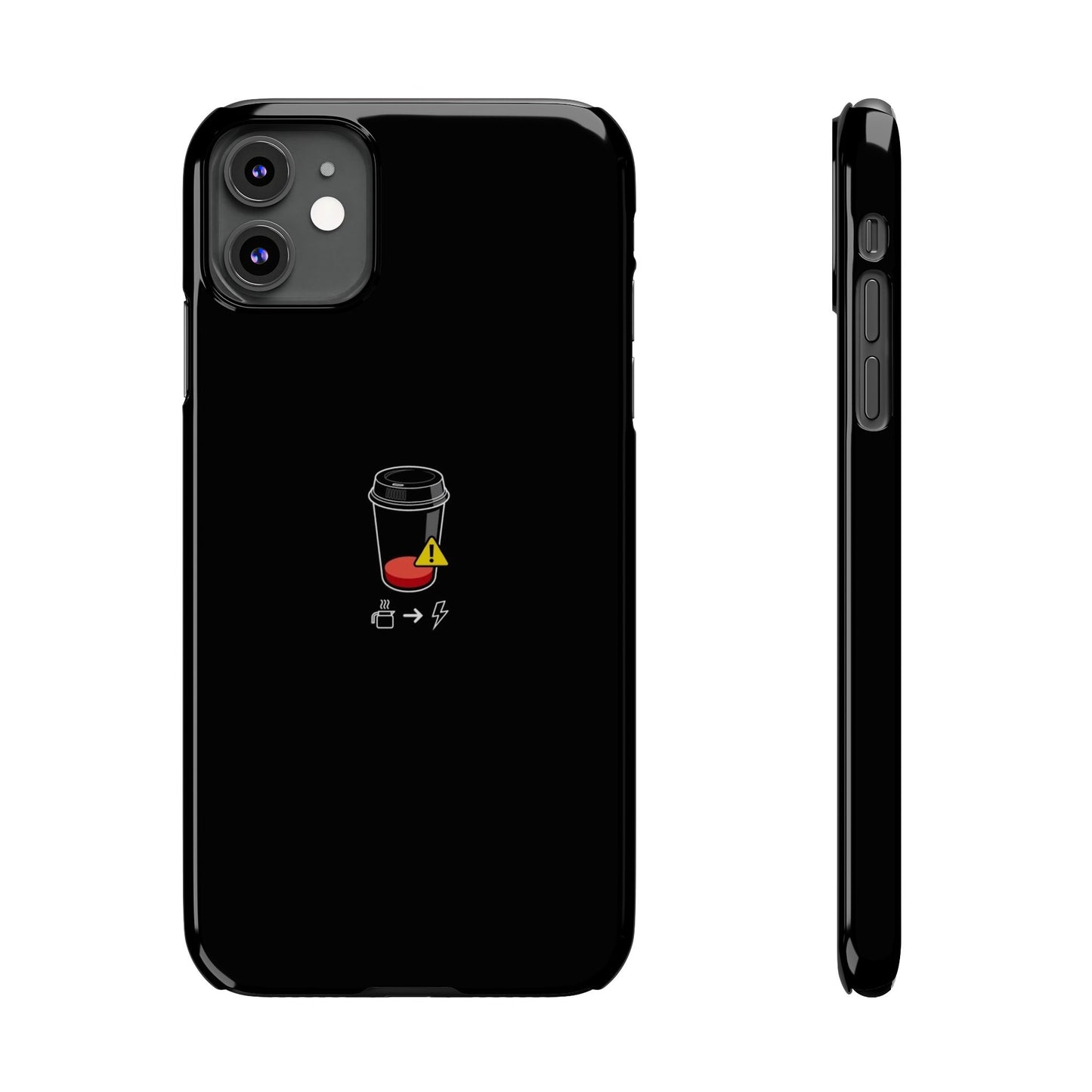 BLACK - Slim Phone Case