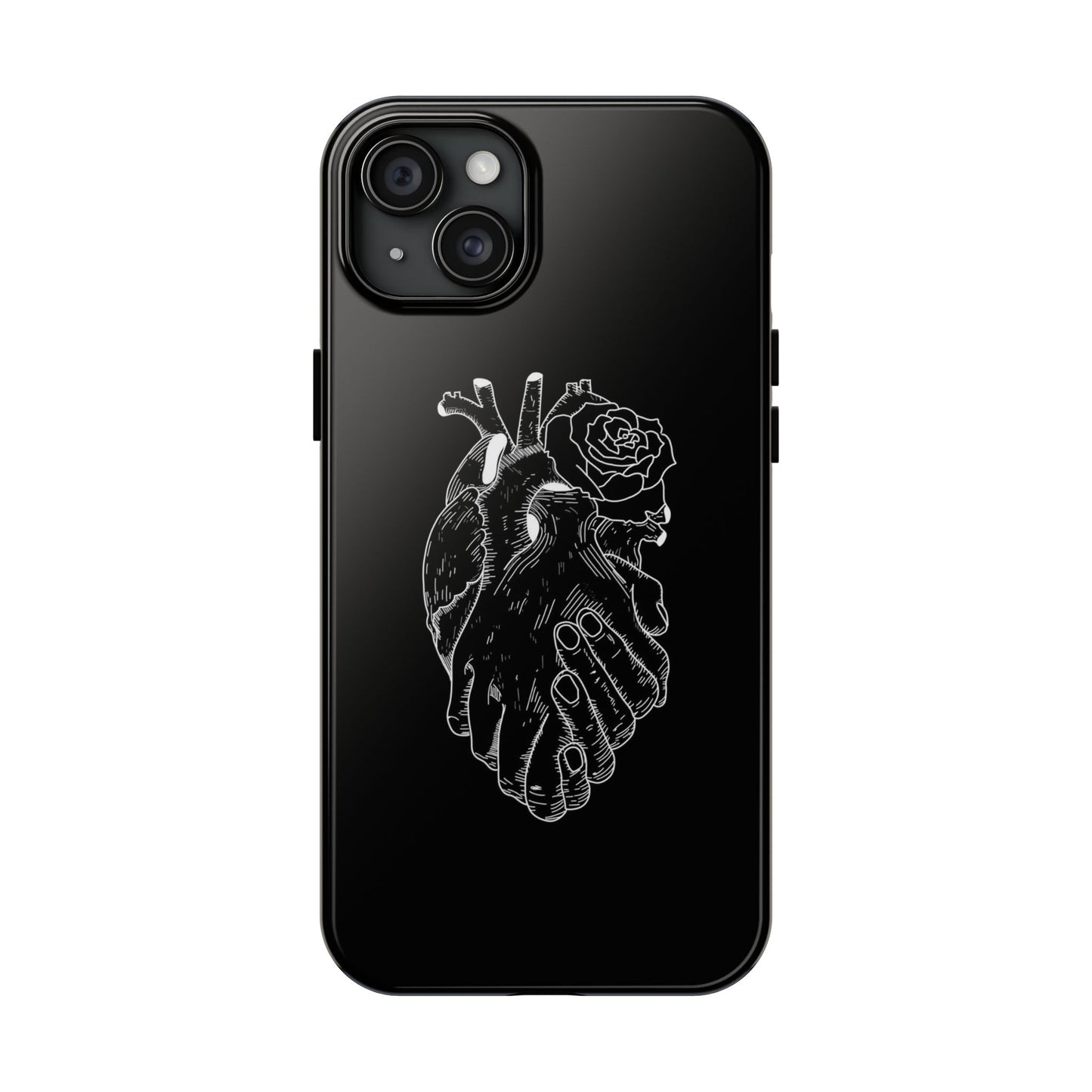 BLACK - Tough Phone Case