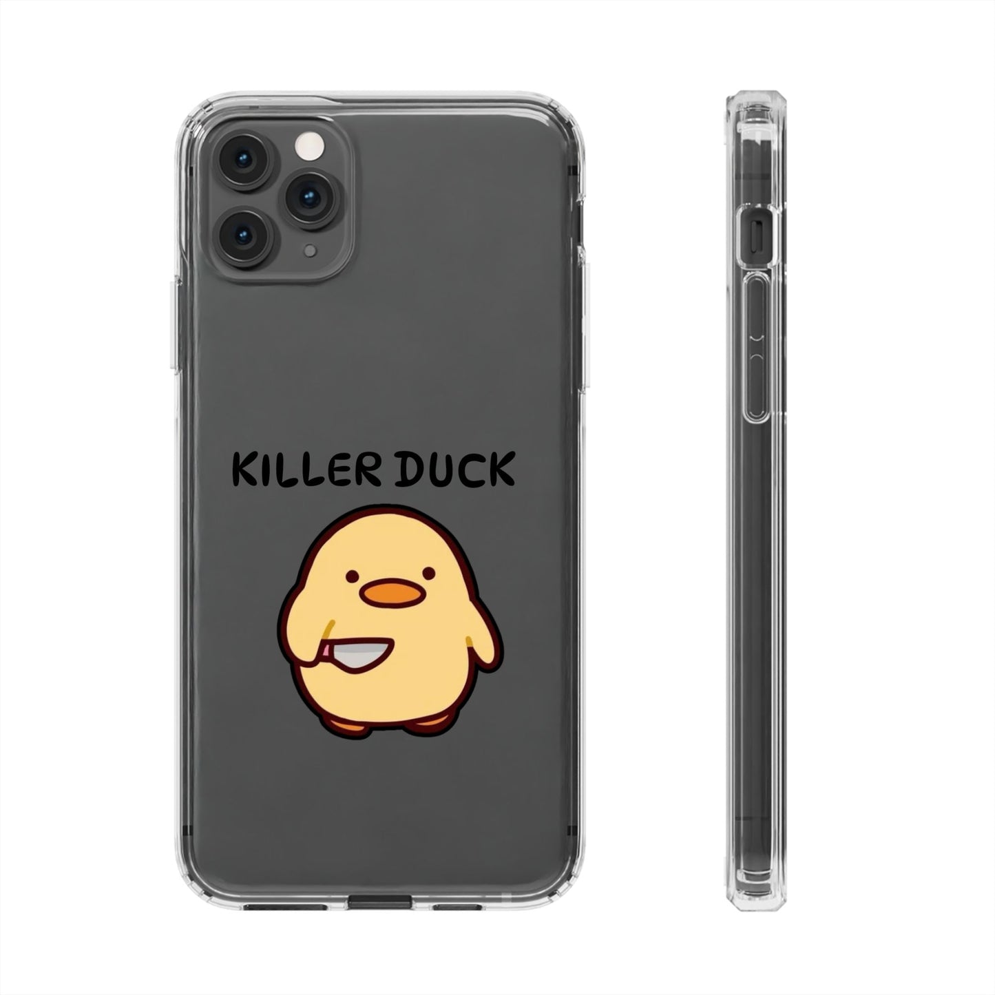 Killer Duck - Clear Phone Case