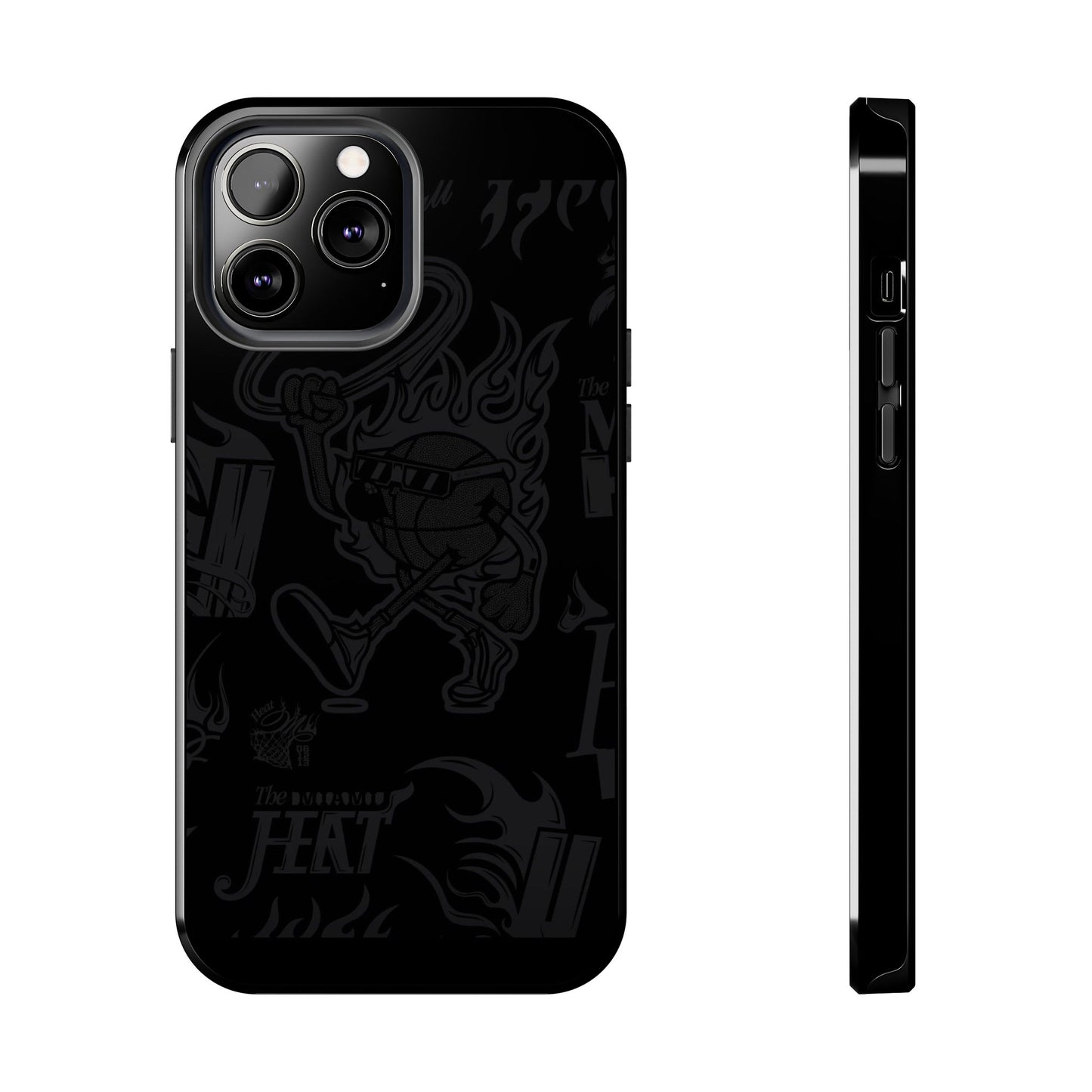 BLACK - Tough Phone Case