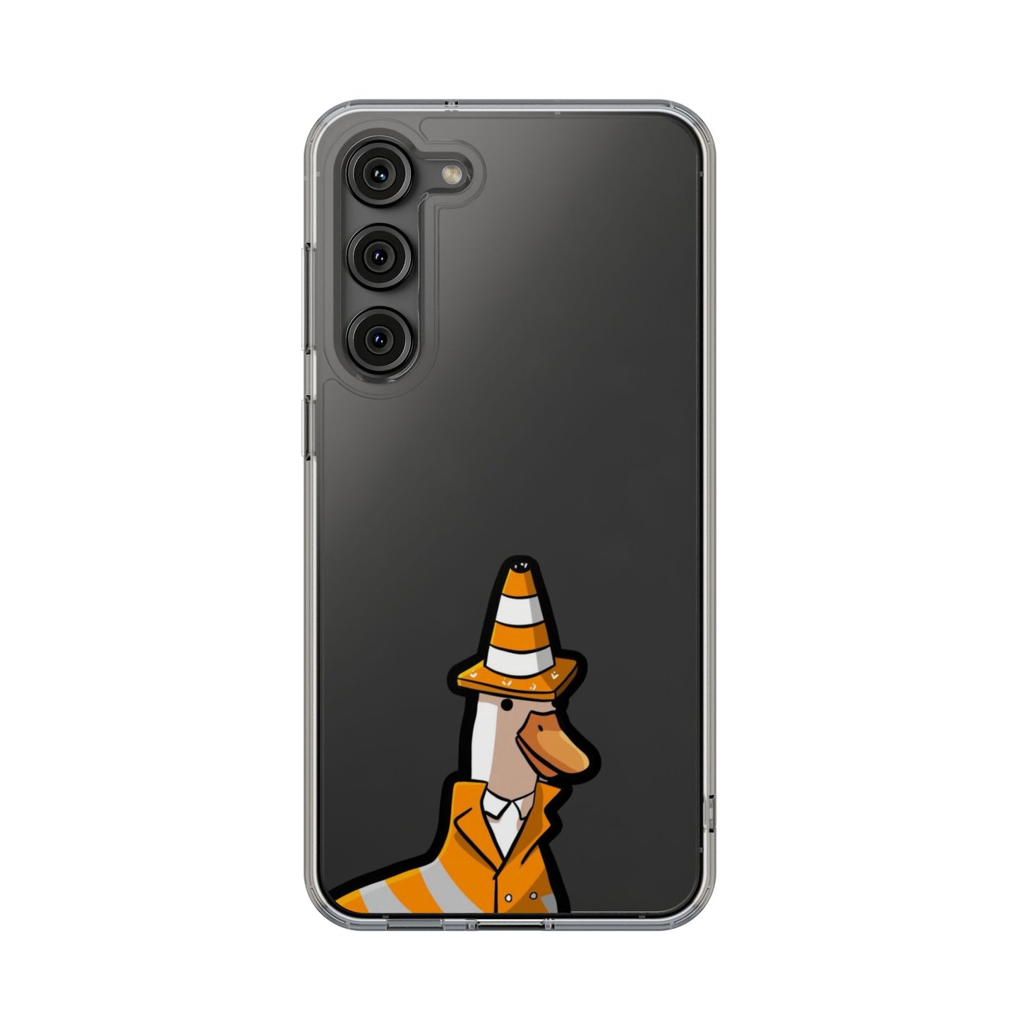 SAFE DUCK - Clear Phone Case