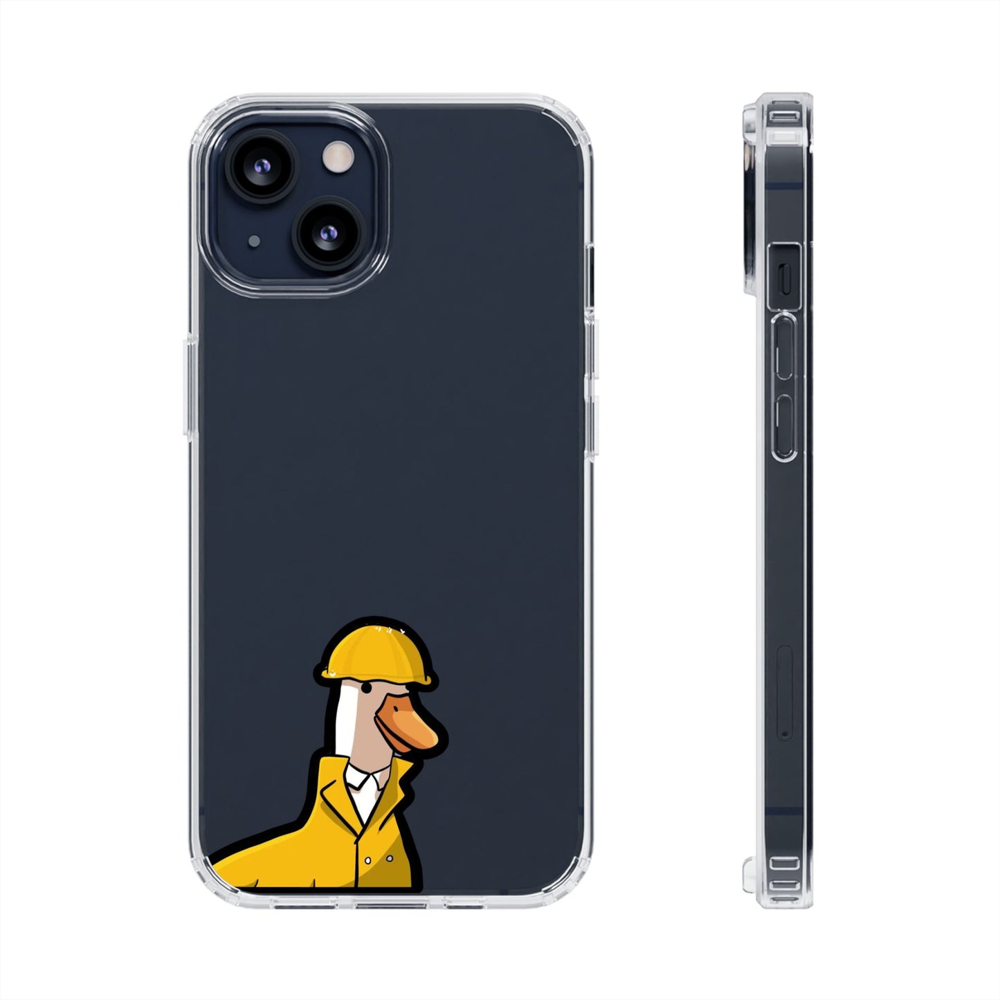 RAIN DUCK - Clear Phone Case