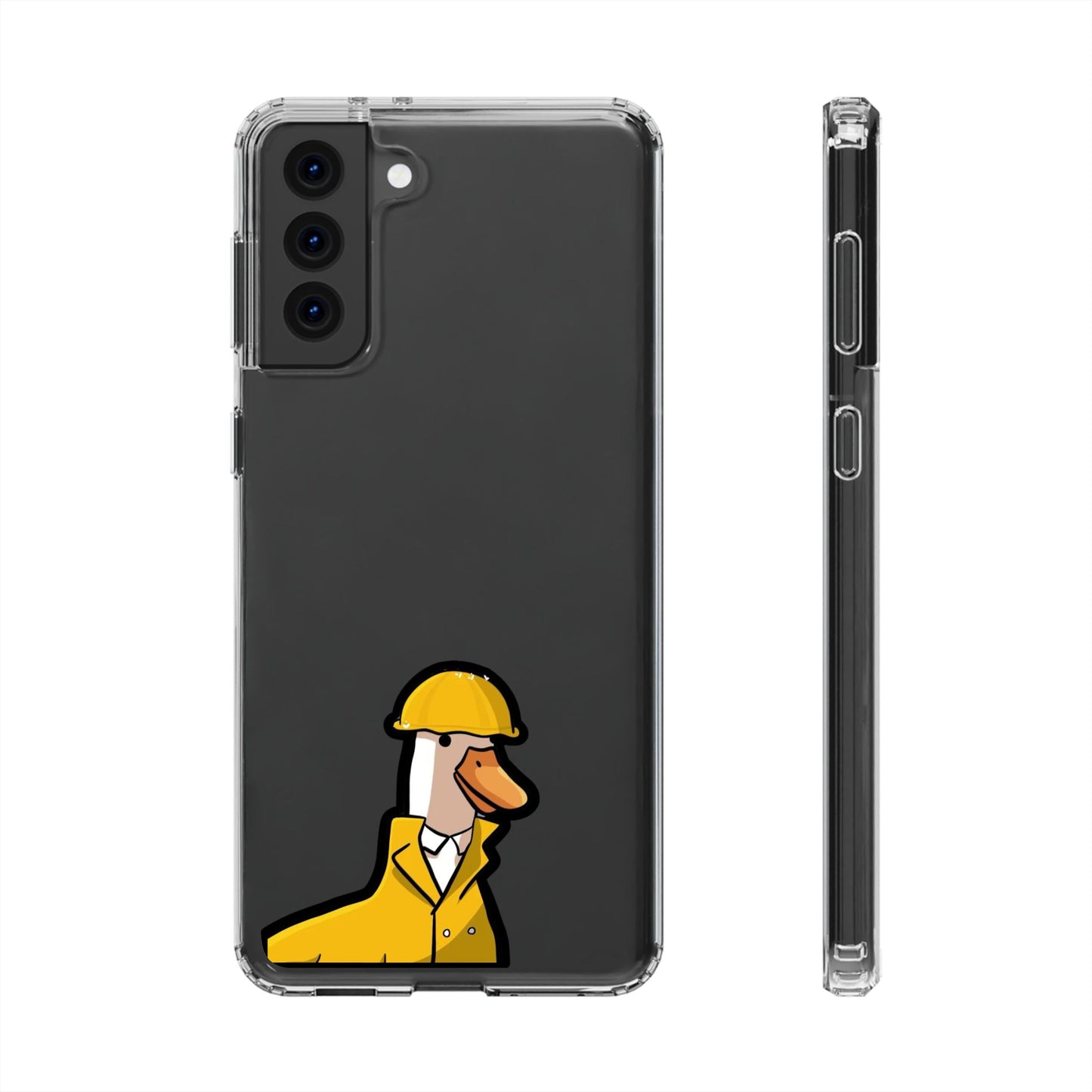 RAIN DUCK - Clear Phone Case