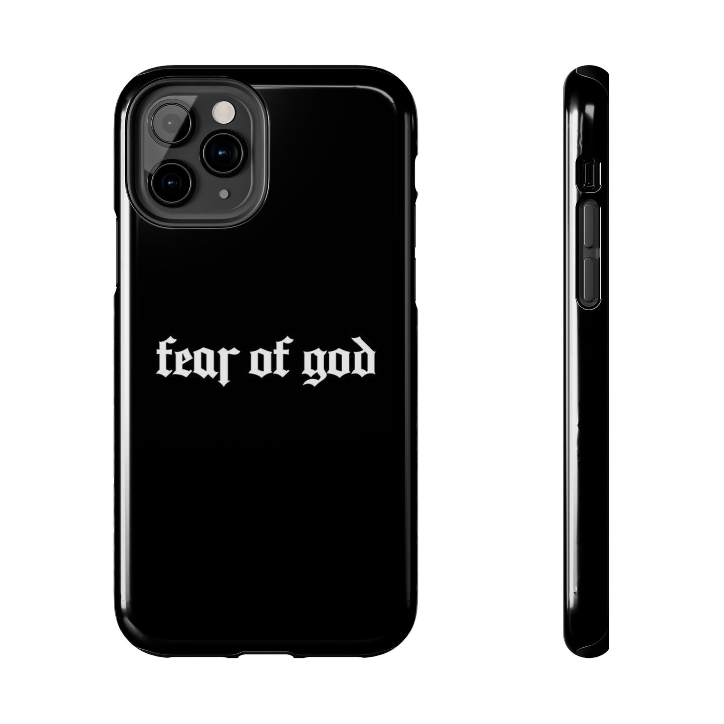BLACK - Tough Phone Case