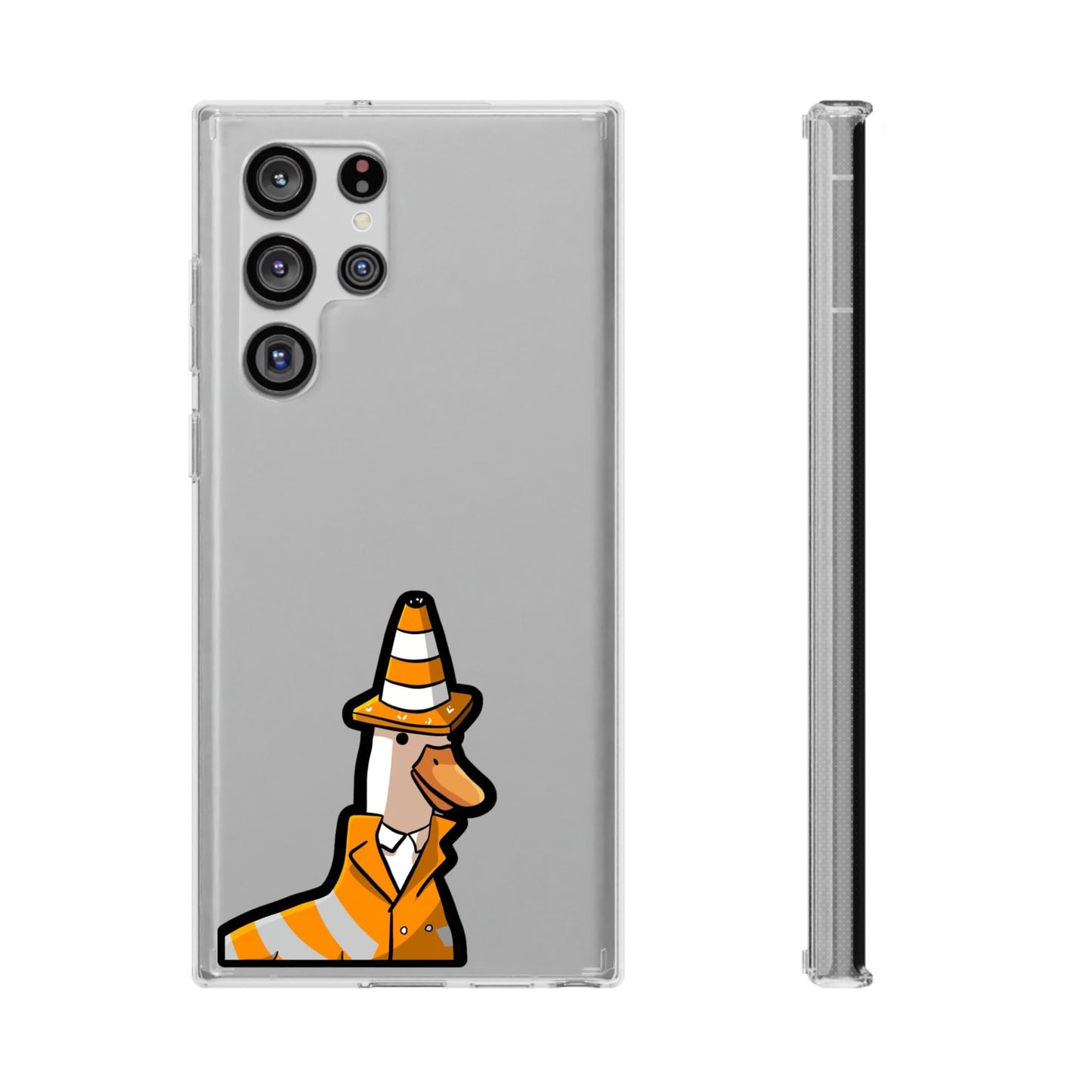 SAFE DUCK - Clear Phone Case