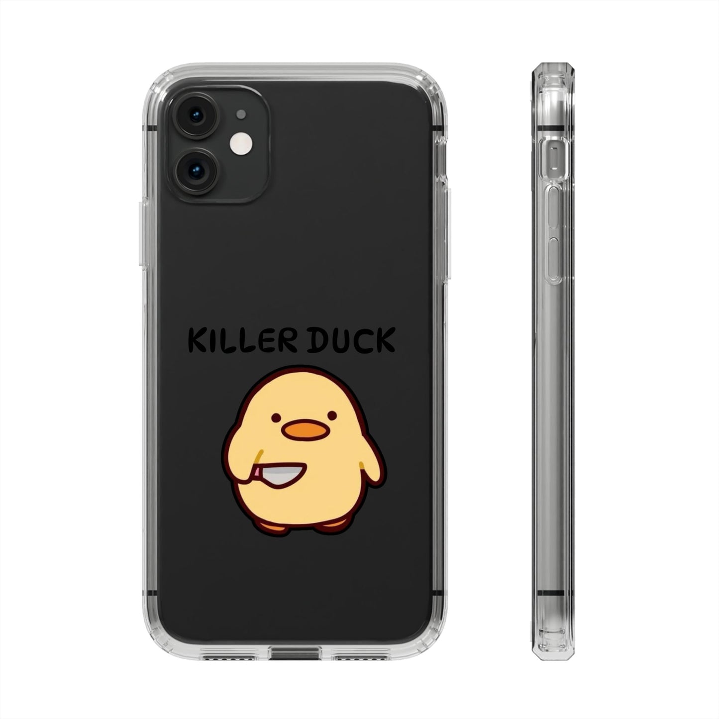 Killer Duck - Clear Phone Case