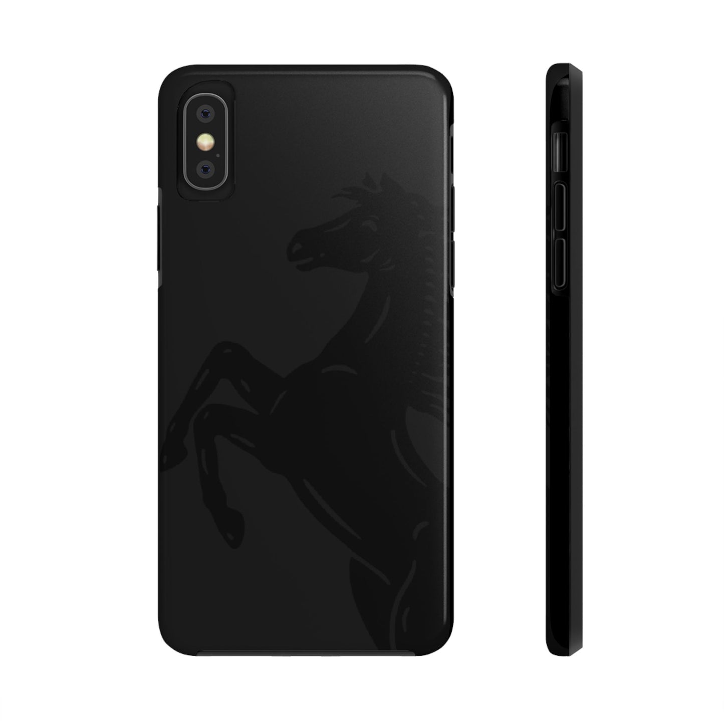 BLACK - Tough Phone Case