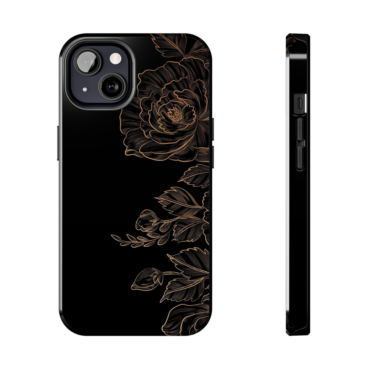 BLACK - Tough Phone Case