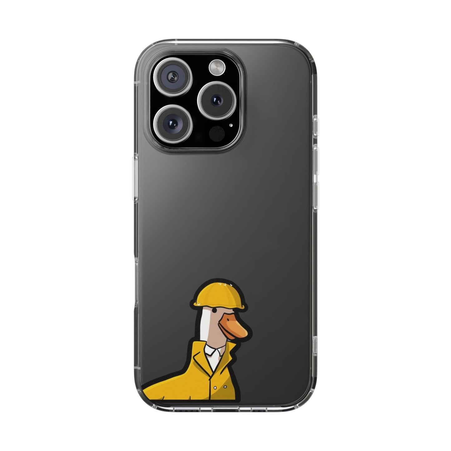 RAIN DUCK - Clear Phone Case