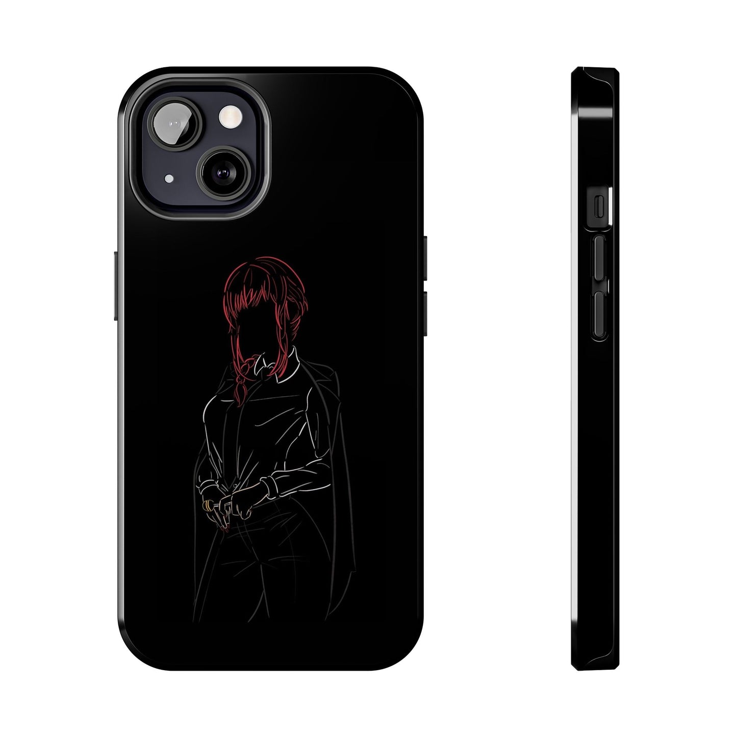 BLACK - Tough Phone Case