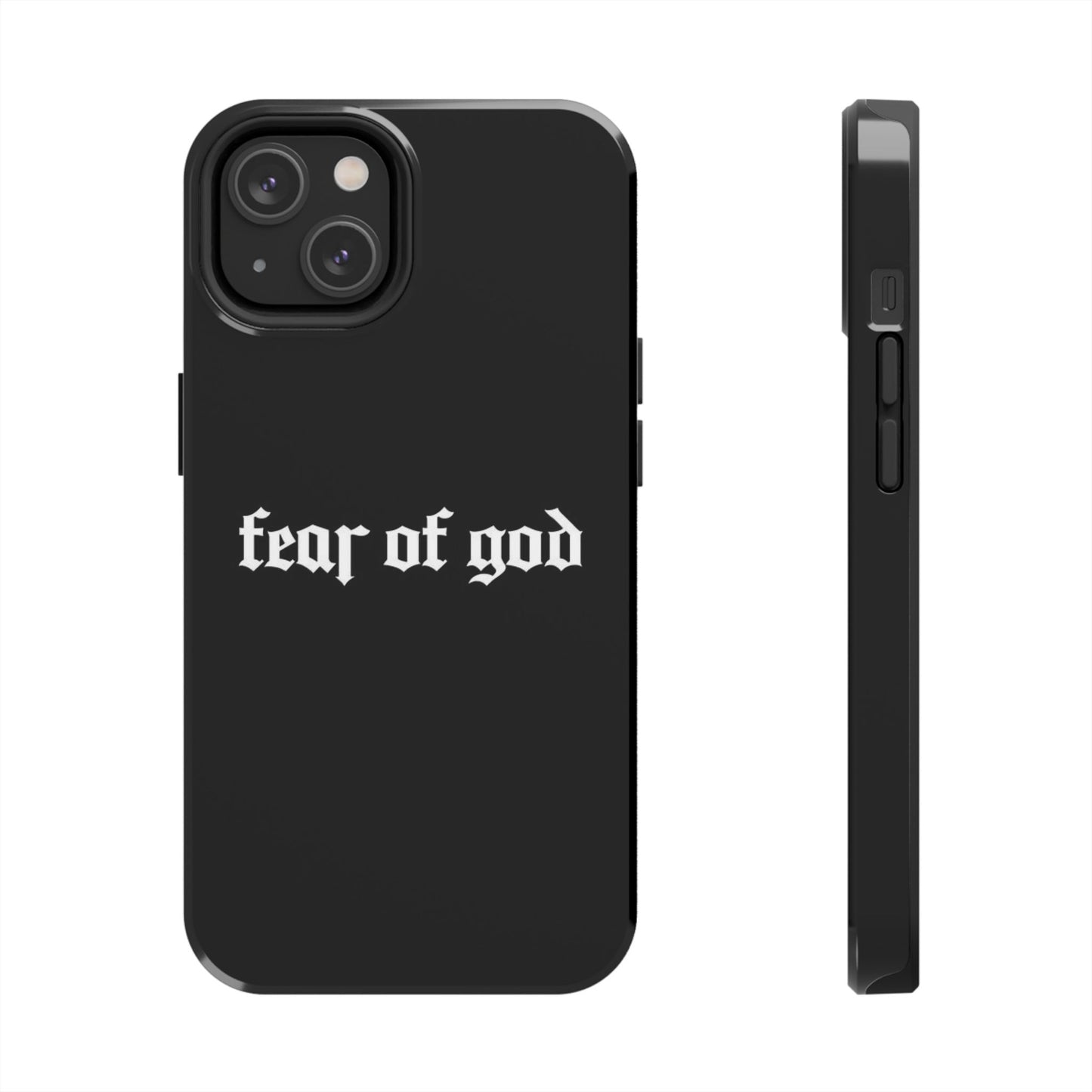 BLACK - Tough Phone Case