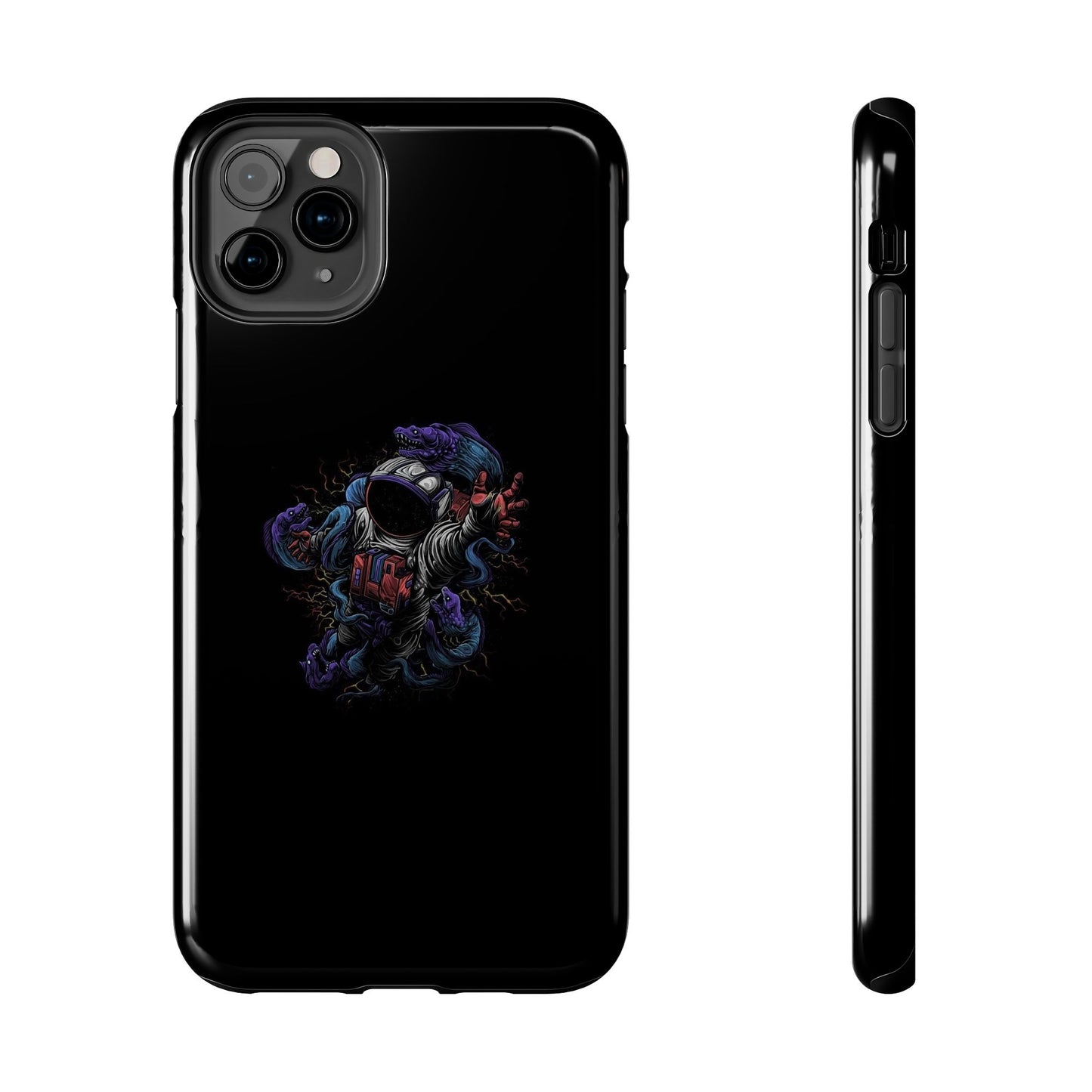 BLACK - Tough Phone Case