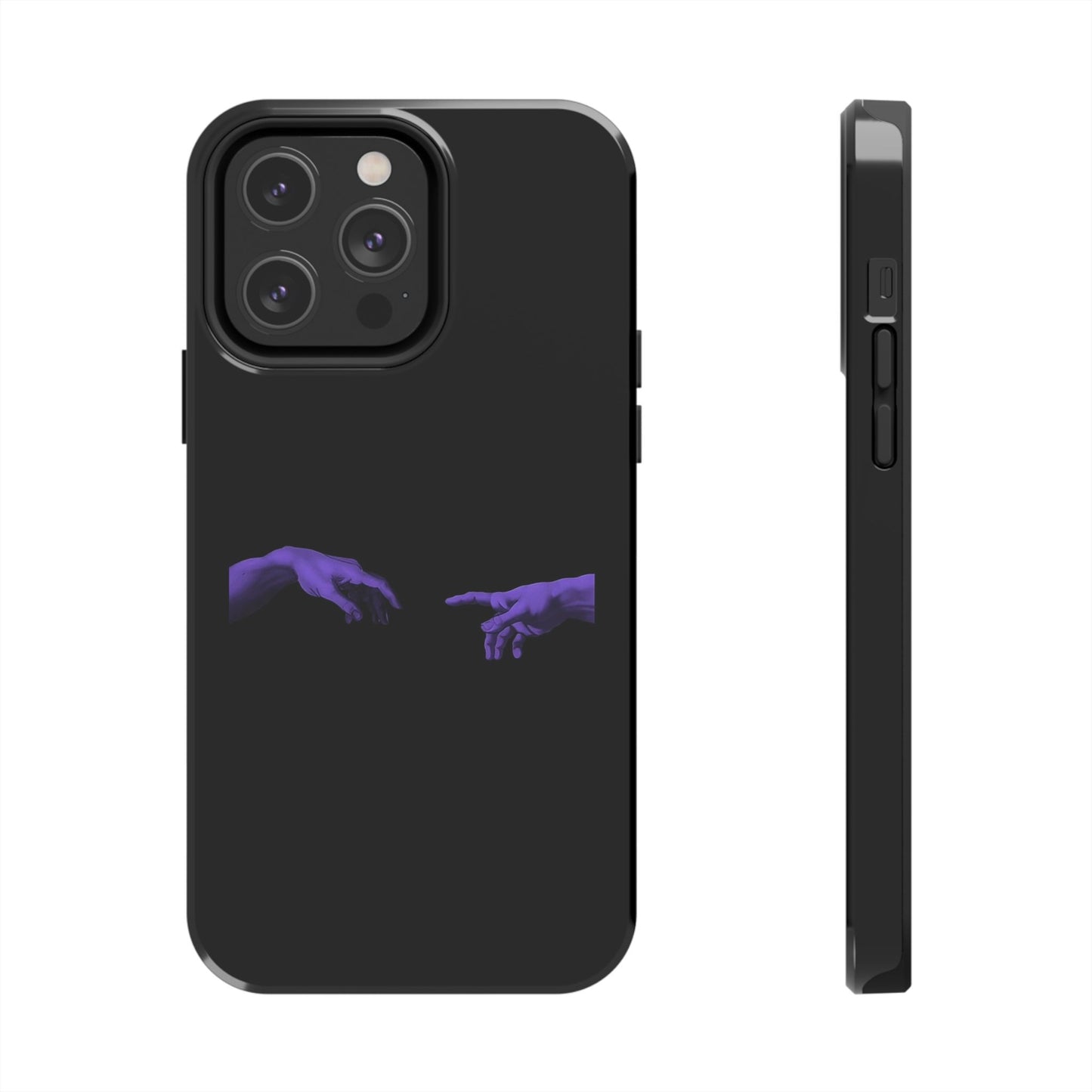BLACK - Tough Phone Case