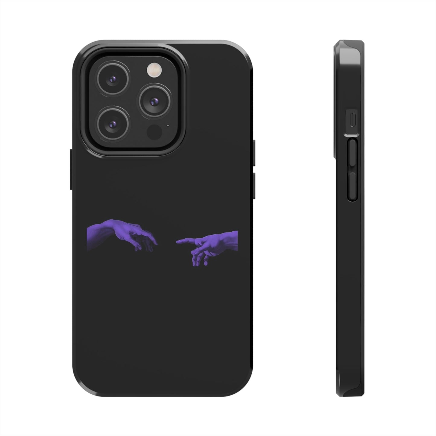 BLACK - Tough Phone Case