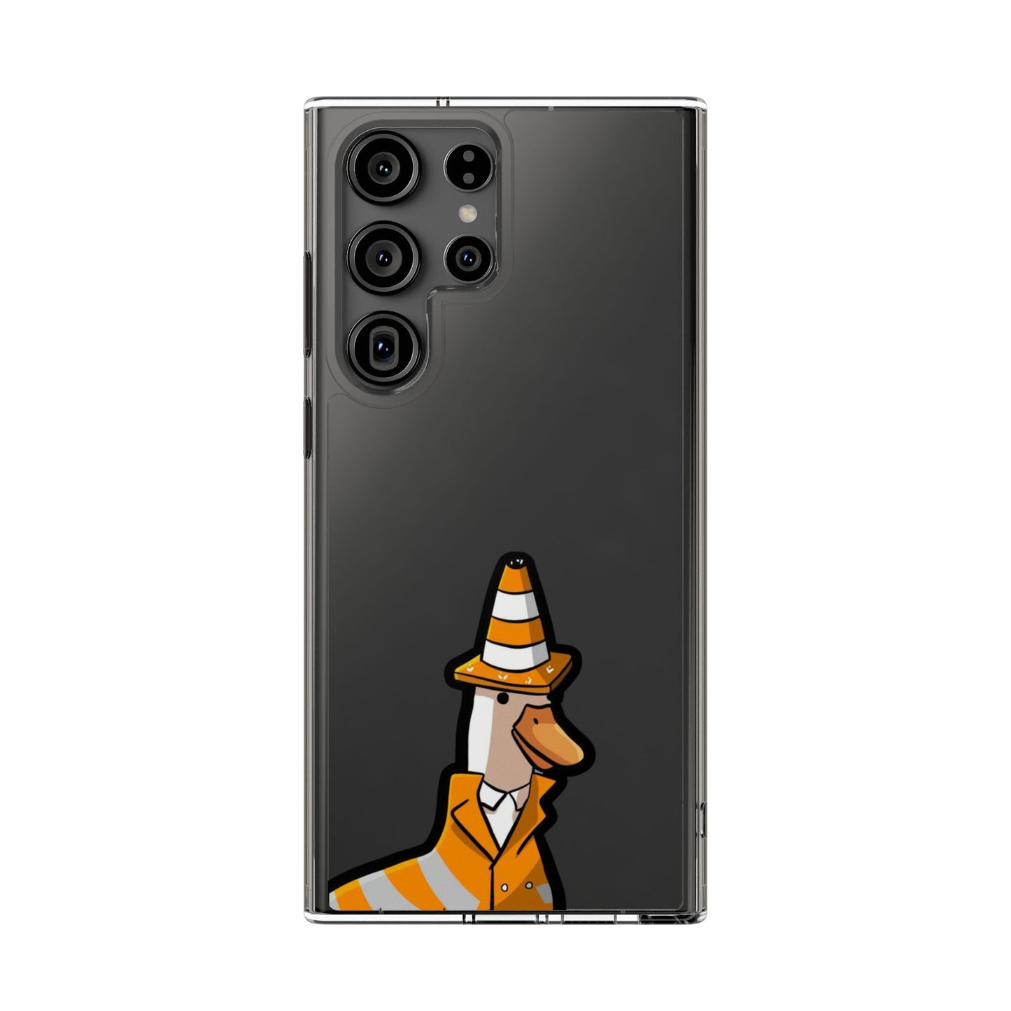 SAFE DUCK - Clear Phone Case