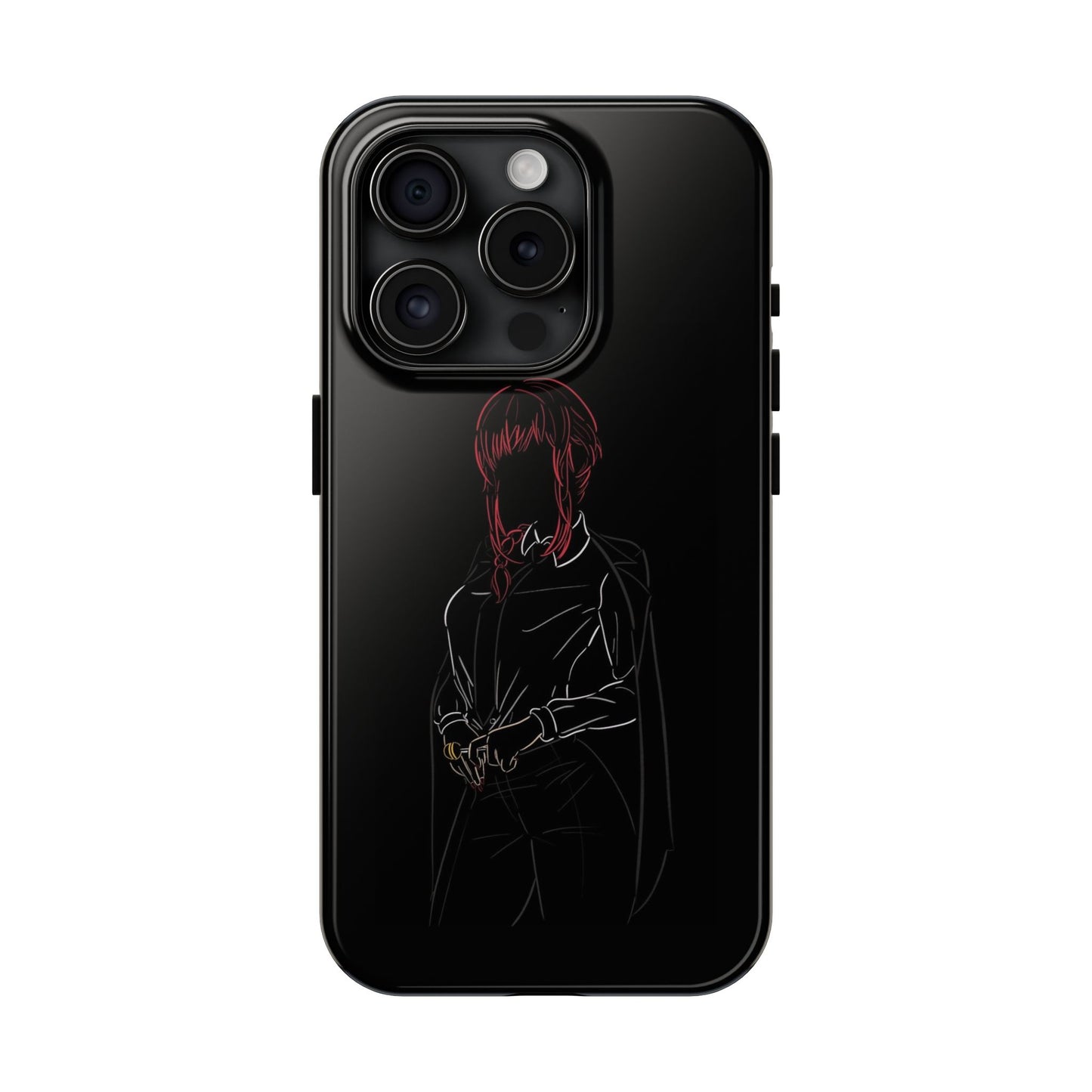 BLACK - Tough Phone Case