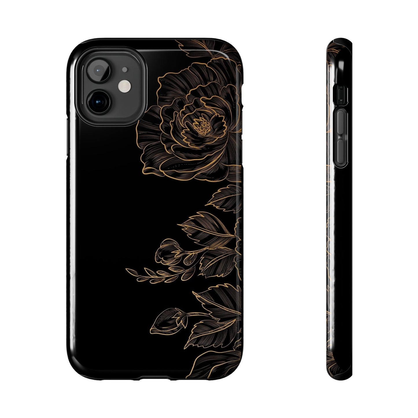 BLACK - Tough Phone Case