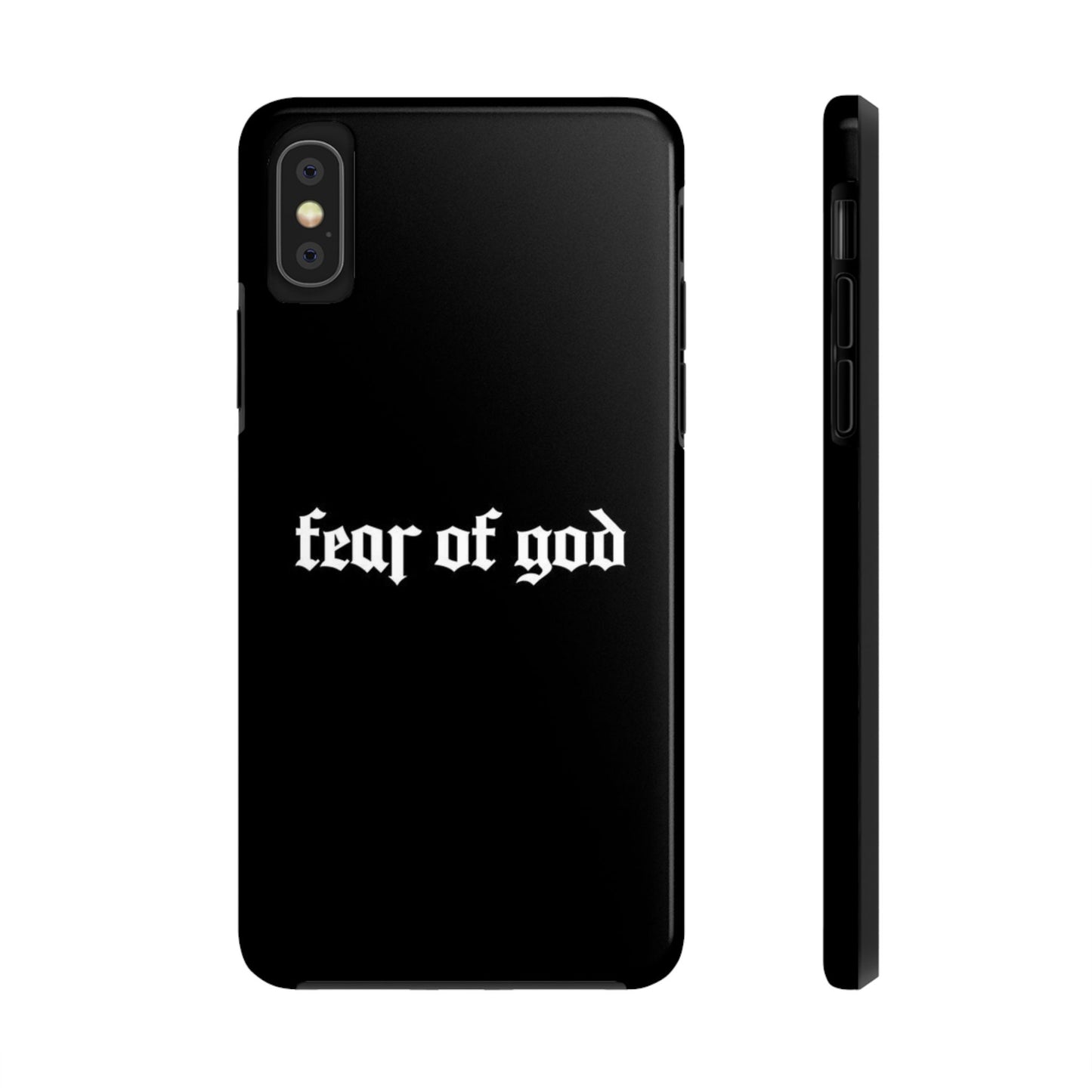 BLACK - Tough Phone Case