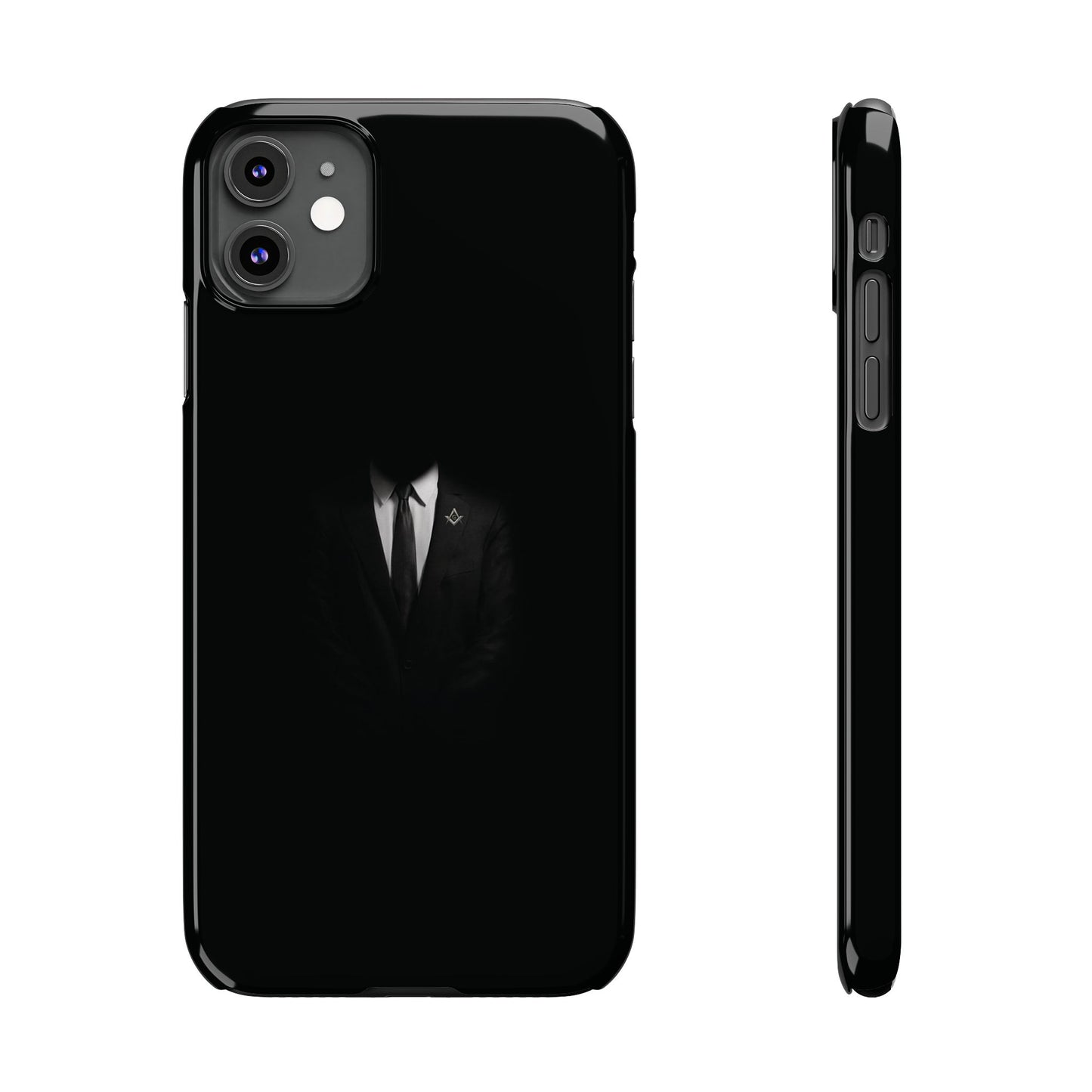 BLACK - Slim Phone Case