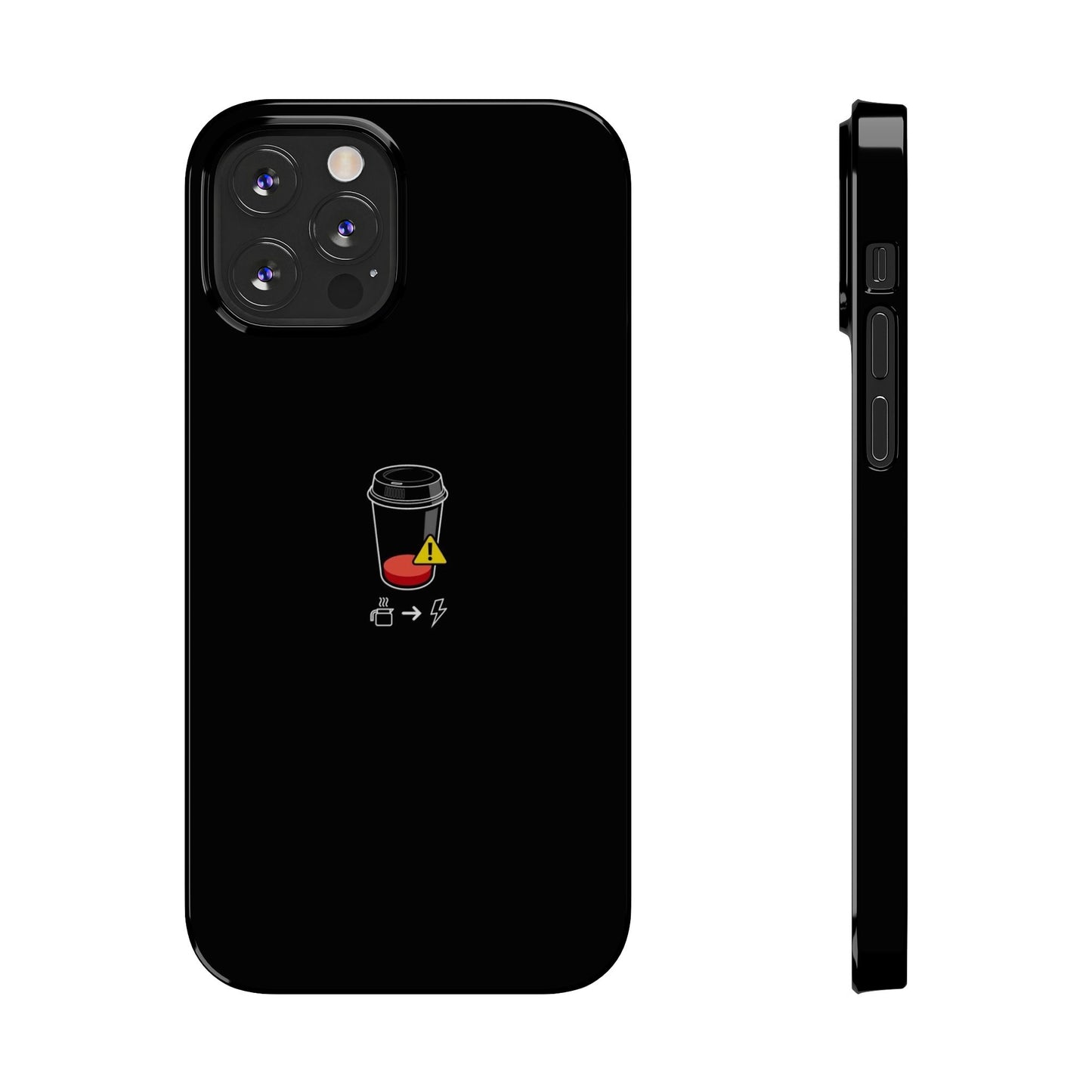 BLACK - Slim Phone Case