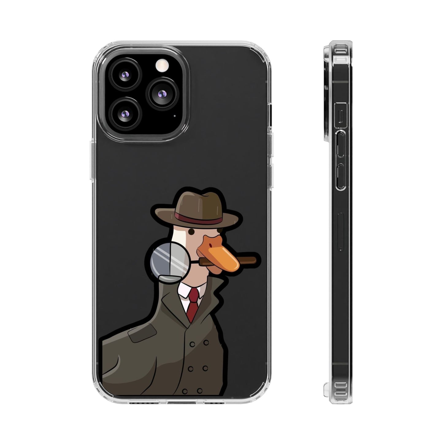 SPY Duck - Clear Phone Case