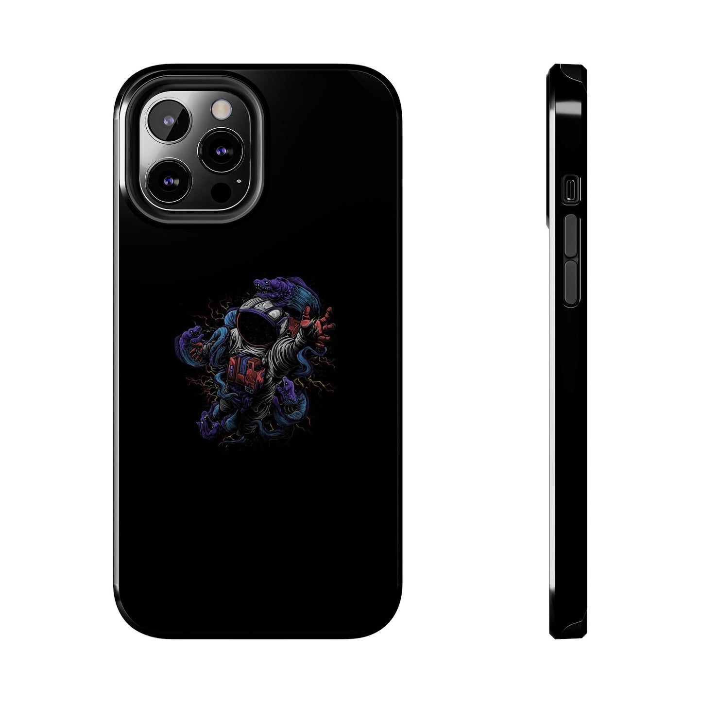BLACK - Tough Phone Case