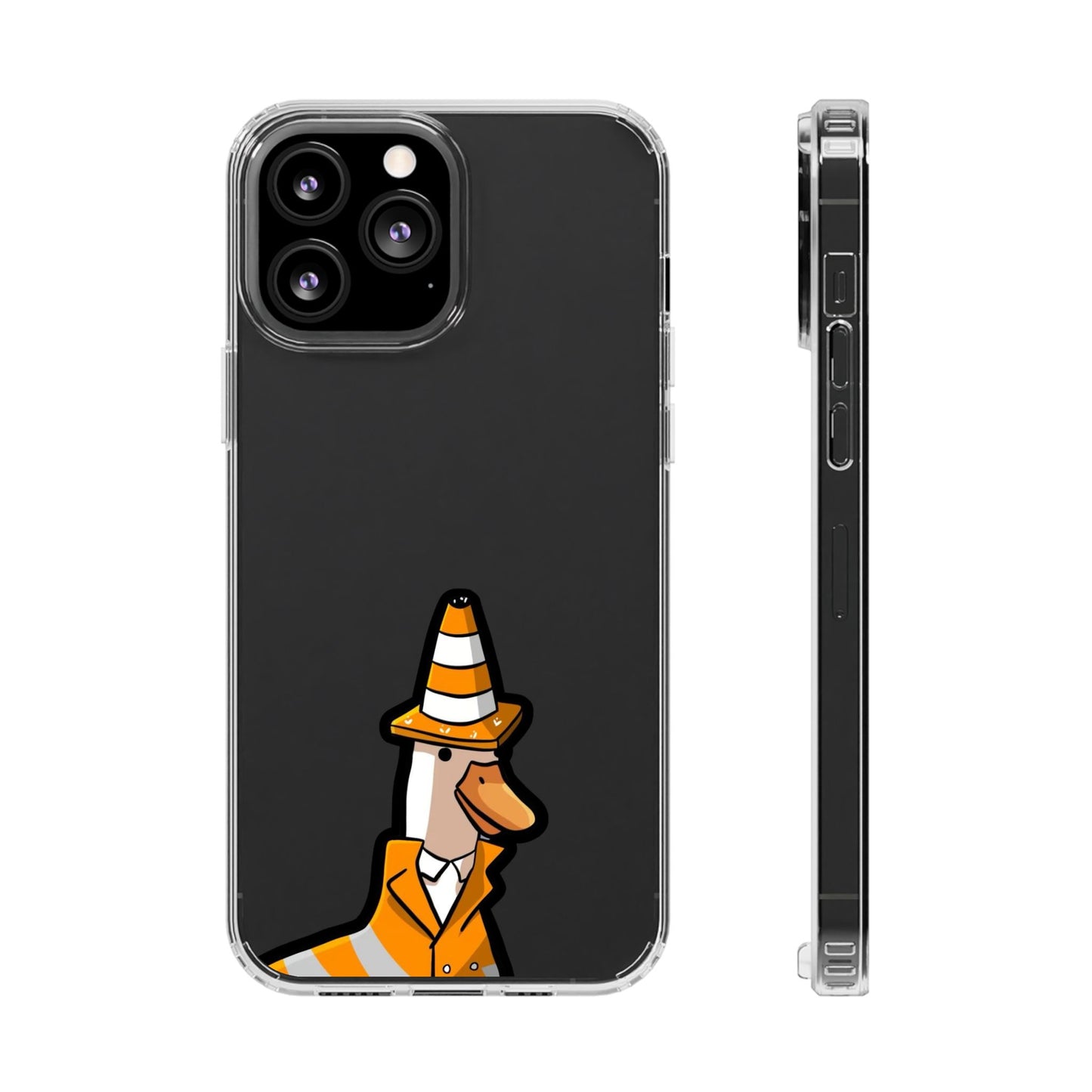 SAFE DUCK - Clear Phone Case
