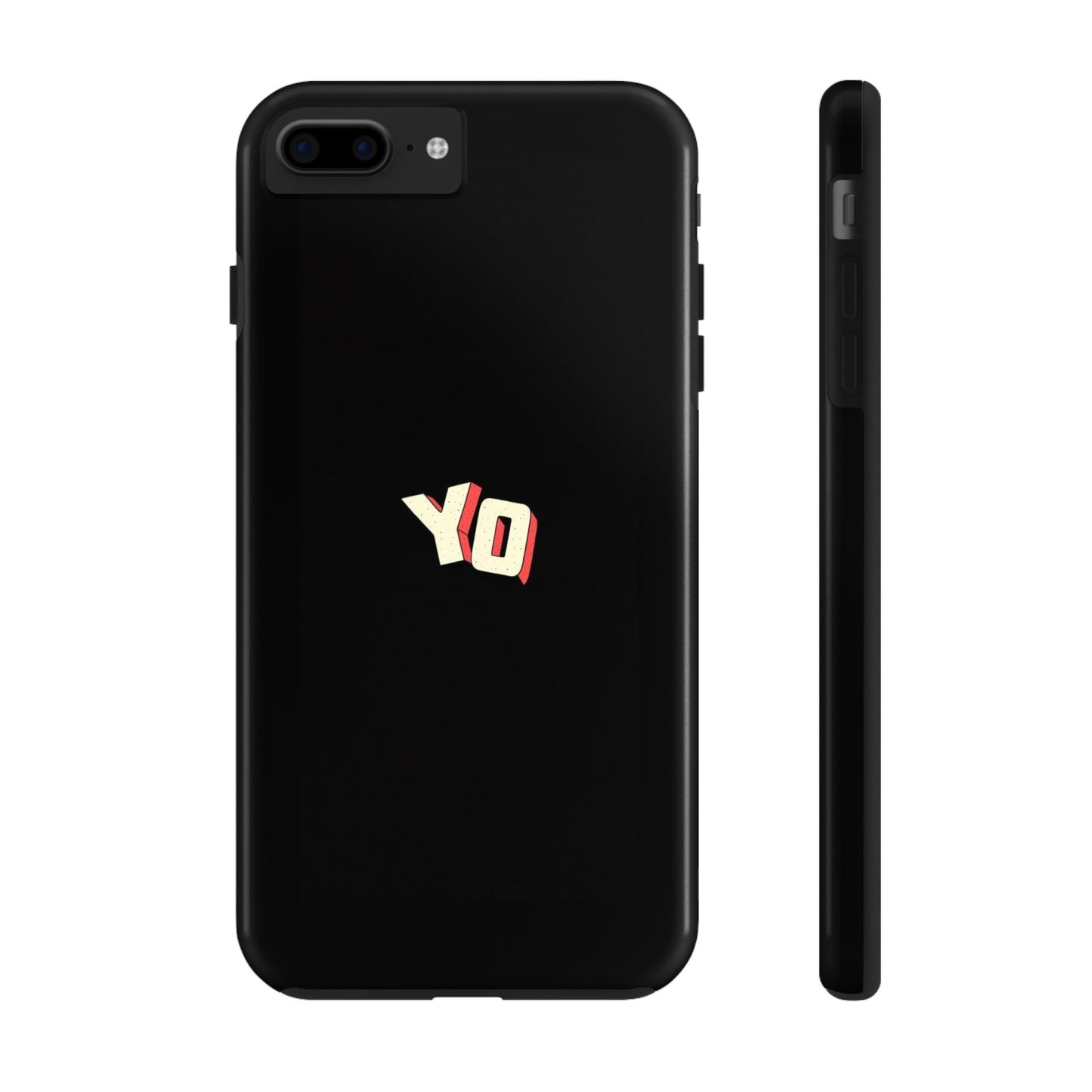 BLACK - Tough Phone Case