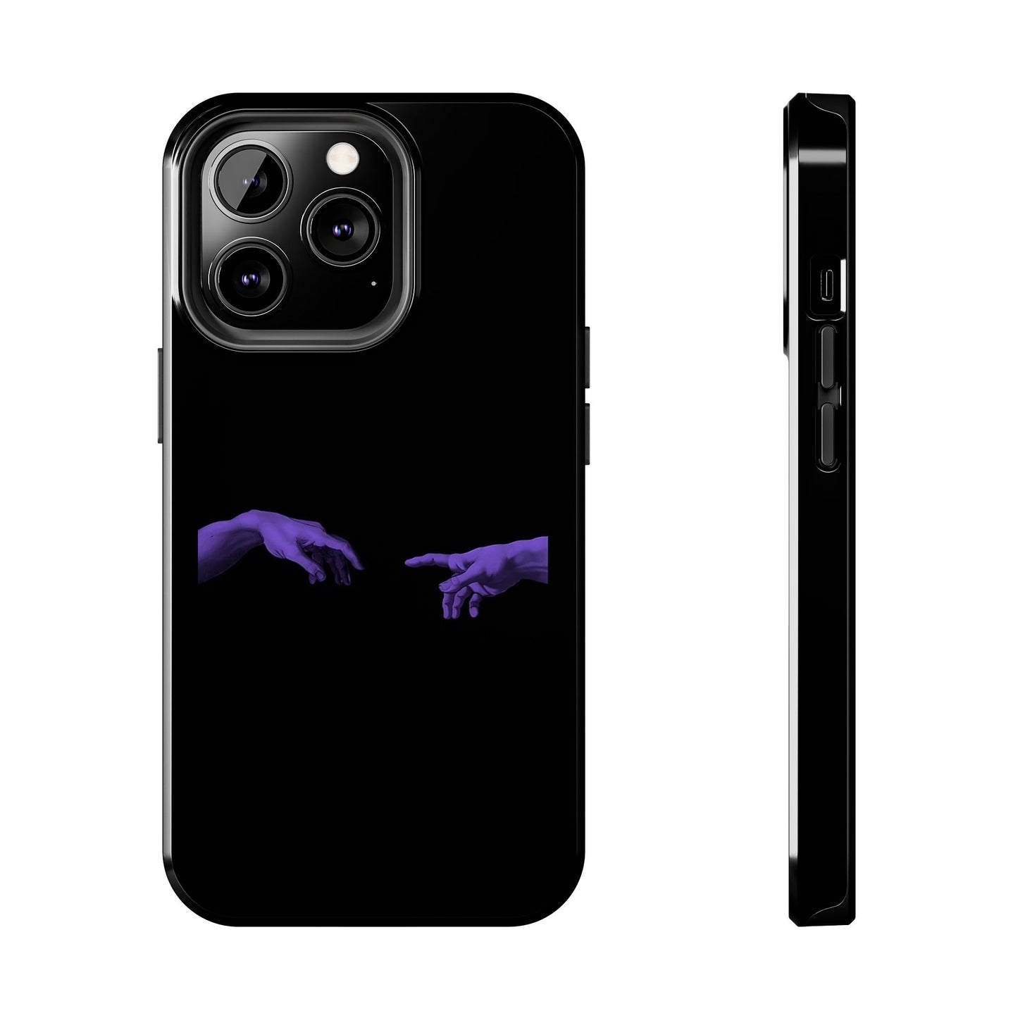 BLACK - Tough Phone Case