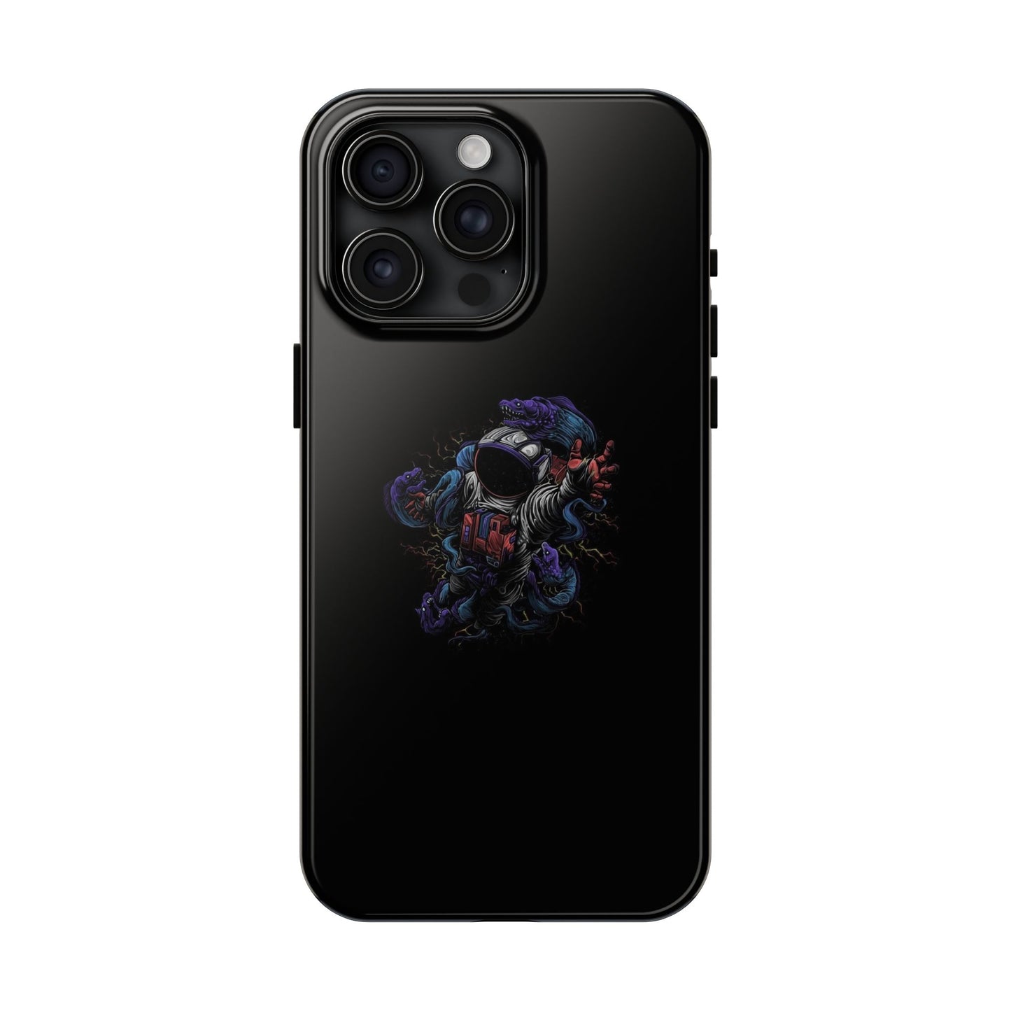 BLACK - Tough Phone Case