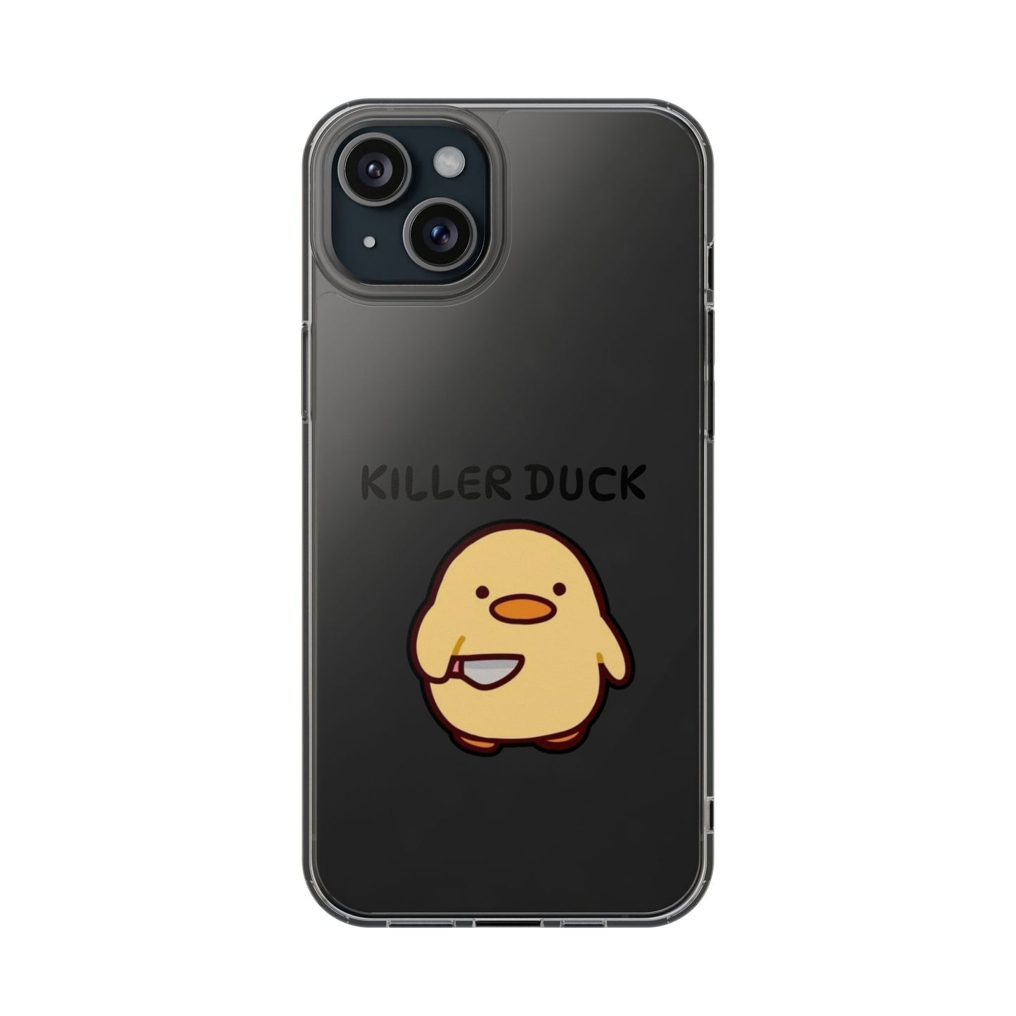 Killer Duck - Clear Phone Case