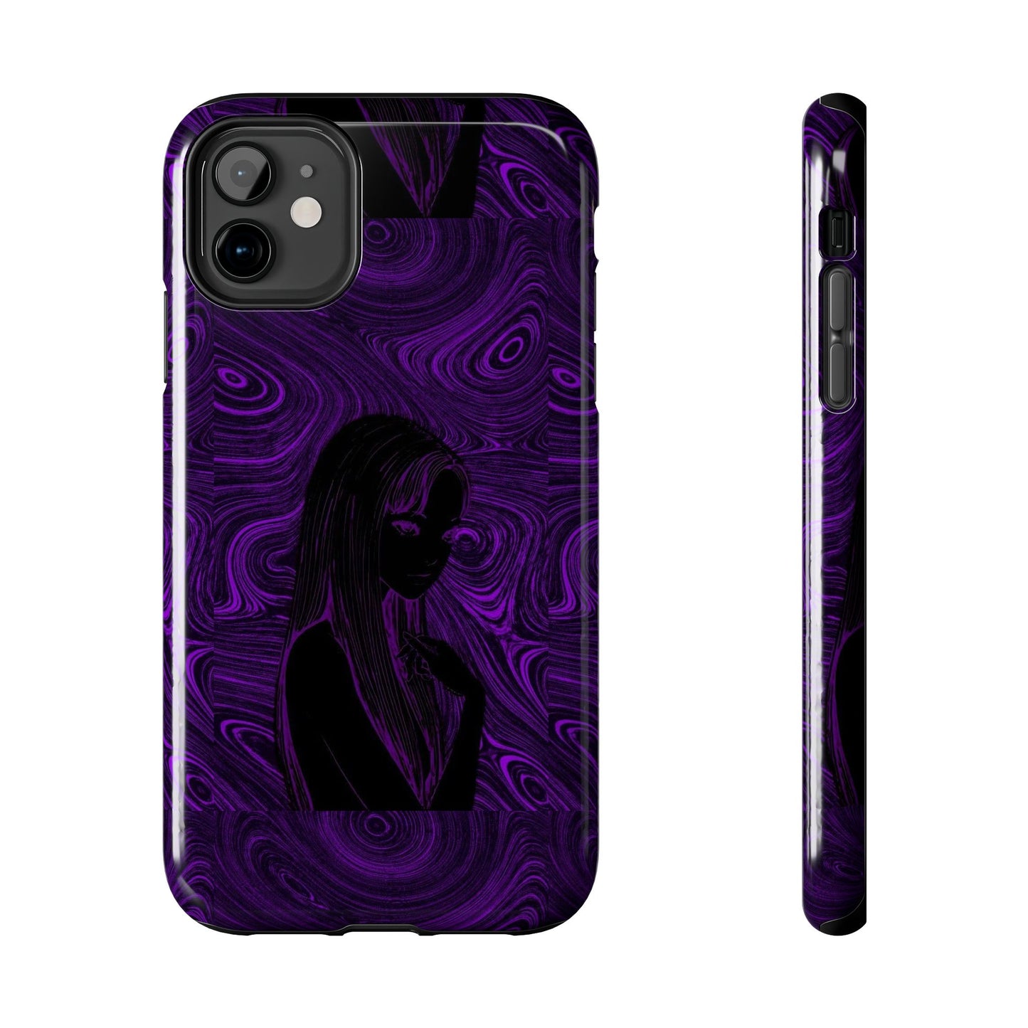 BLACK&PURPLE - Tough Phone Case