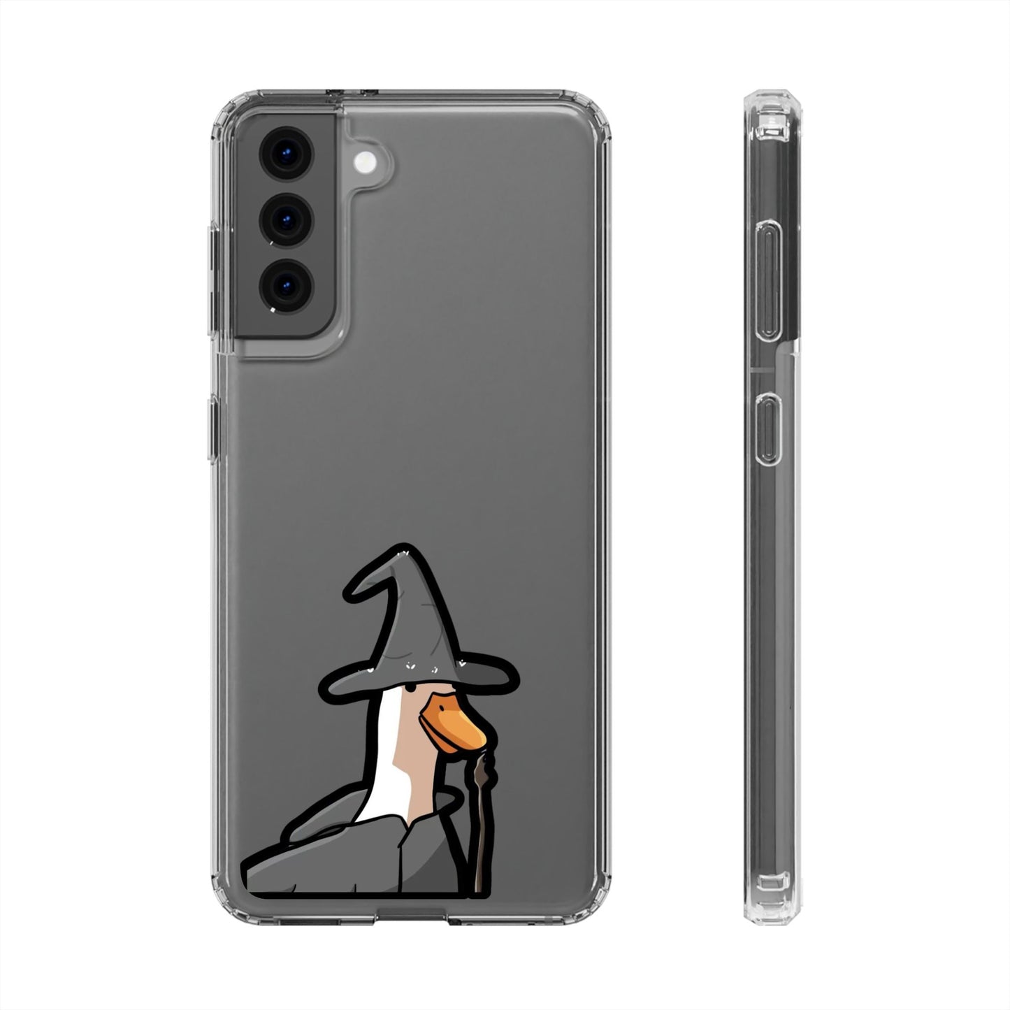 WIZARD Duck - Clear Phone Case