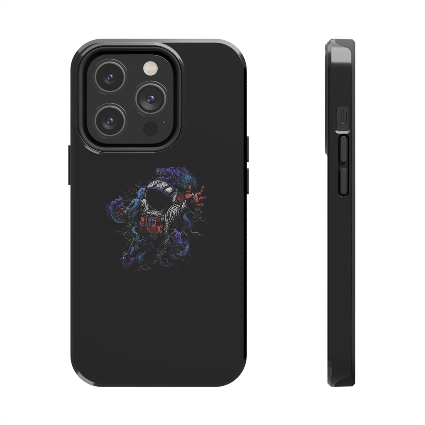 BLACK - Tough Phone Case