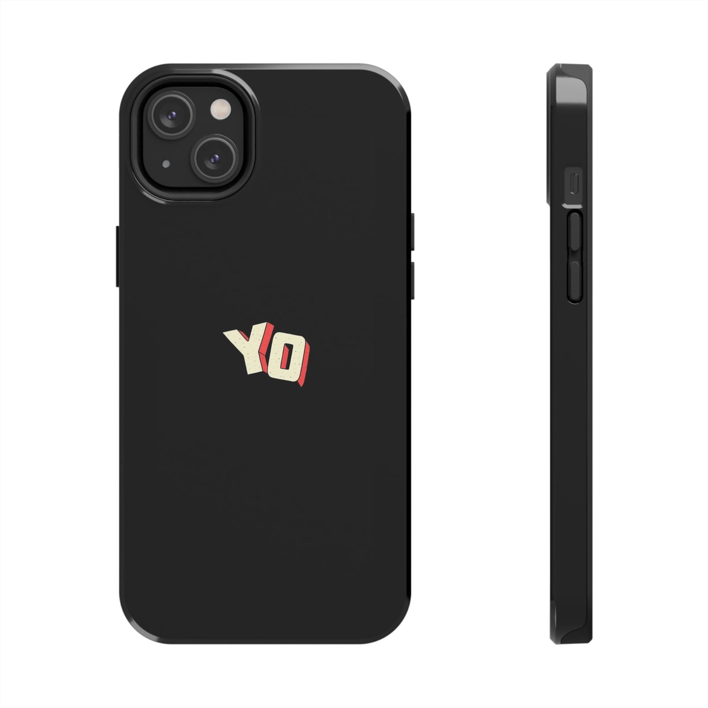 BLACK - Tough Phone Case